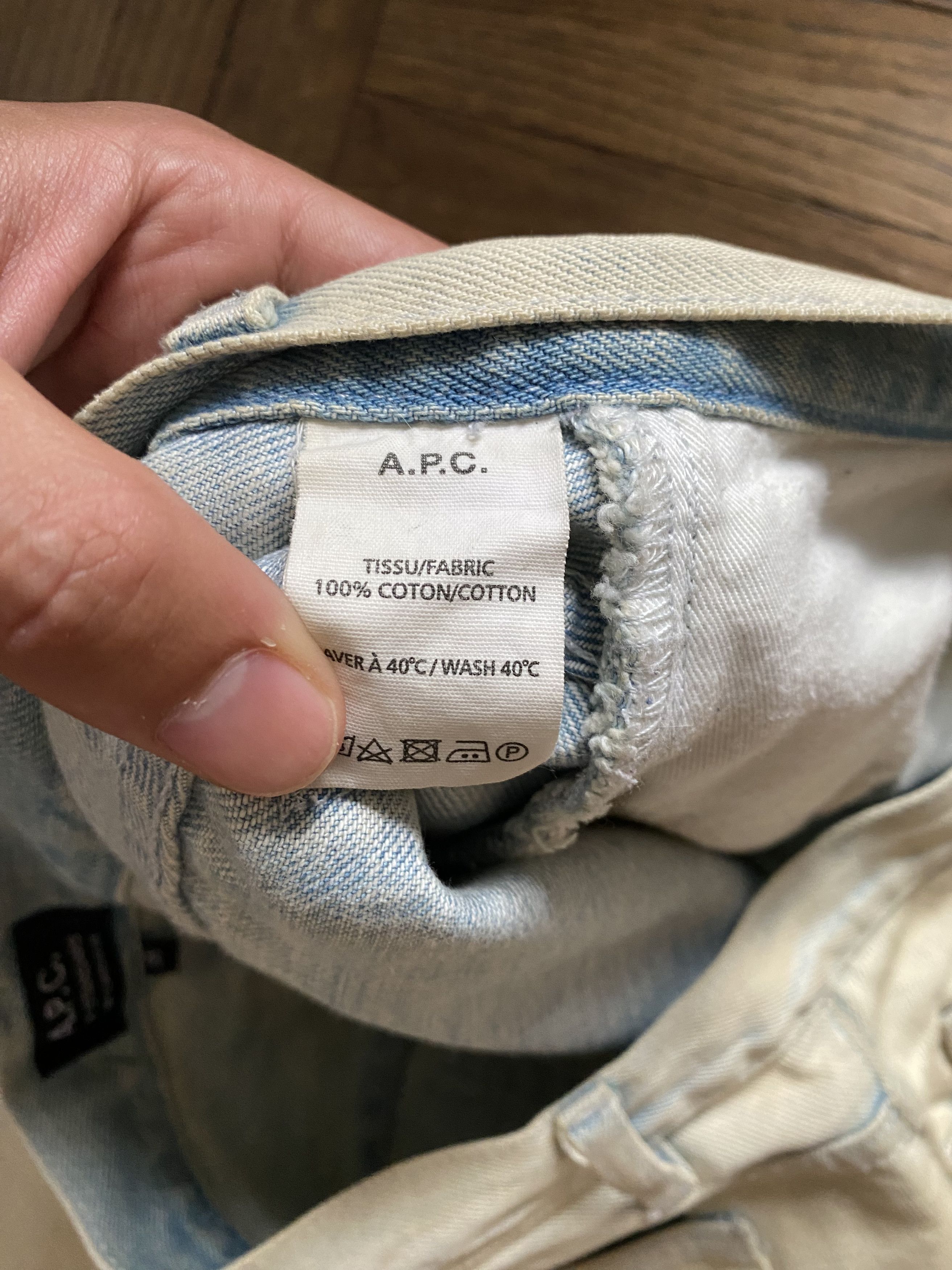 A.P.C. APC Bleached denim New Standard Raw Denim Japan Size US 32 / EU 48 - 5 Thumbnail