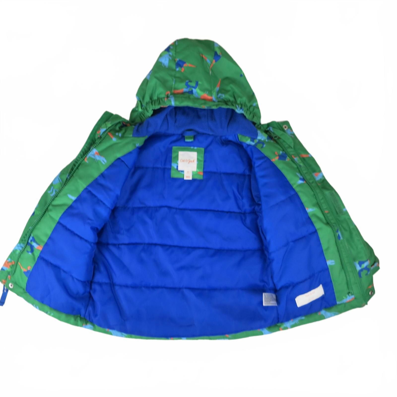 Other Toddler 4T Cat & Jack Dinosaur Print Winter Jacket Size US XXS / EU 40 - 4 Thumbnail