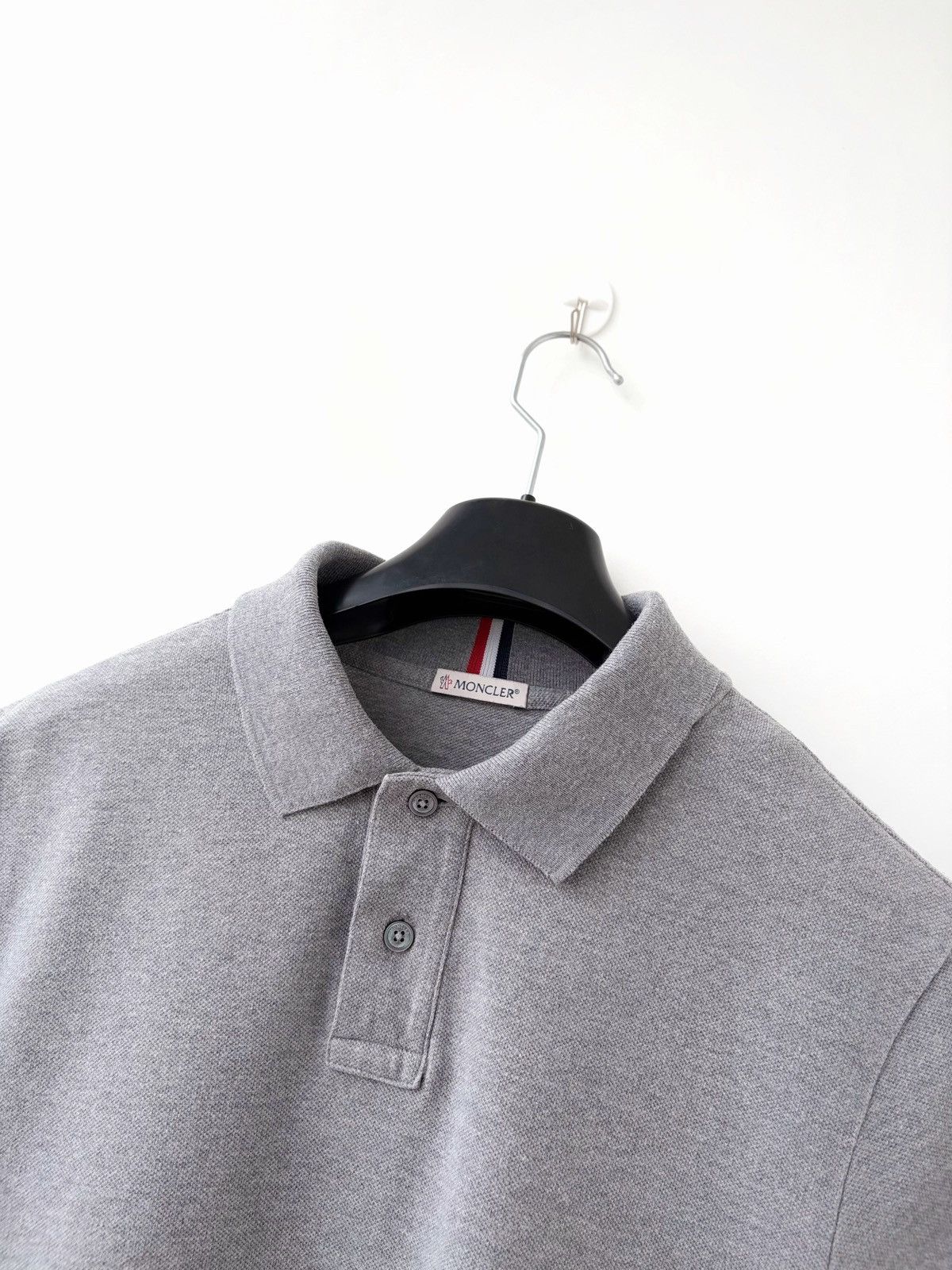 Moncler Moncler Maglia Polo Manica Corta Grey Polo Shirt Men’s SZ M Size US M / EU 48-50 / 2 - 3 Thumbnail