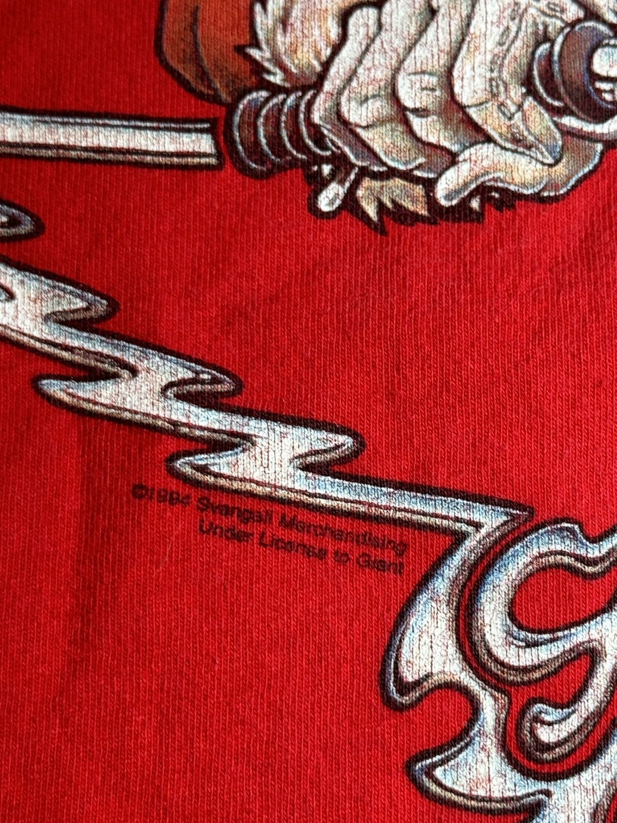Band Tees × Vintage Vintage 90s Aerosmith INSANE Christmas Santa Claus T Shirt Size US XL / EU 56 / 4 - 3 Thumbnail
