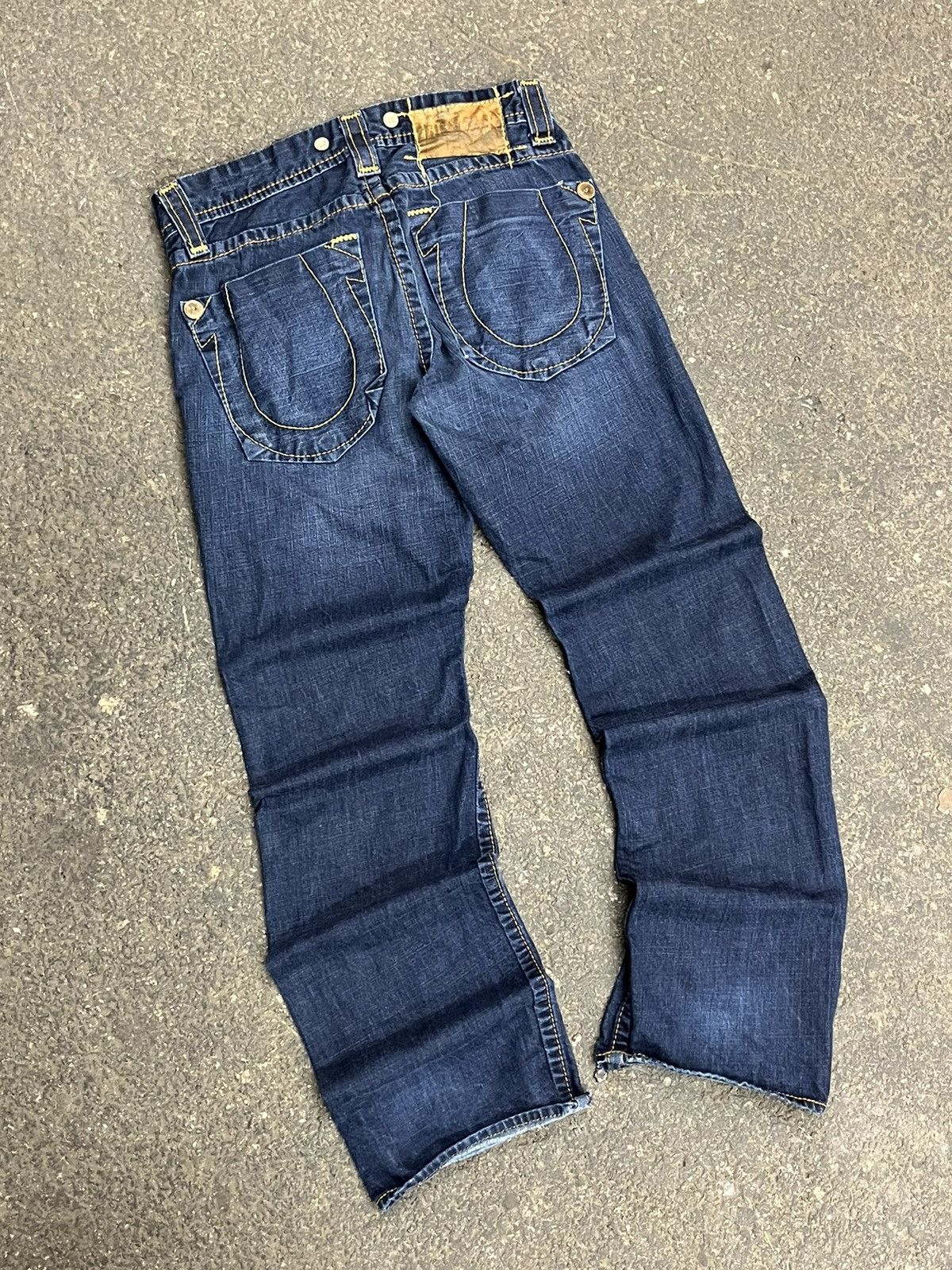True Religion × Vintage True religion y2k baggy fit denim pants hype rare skater Size US 34 / EU 50 - 2 Thumbnail