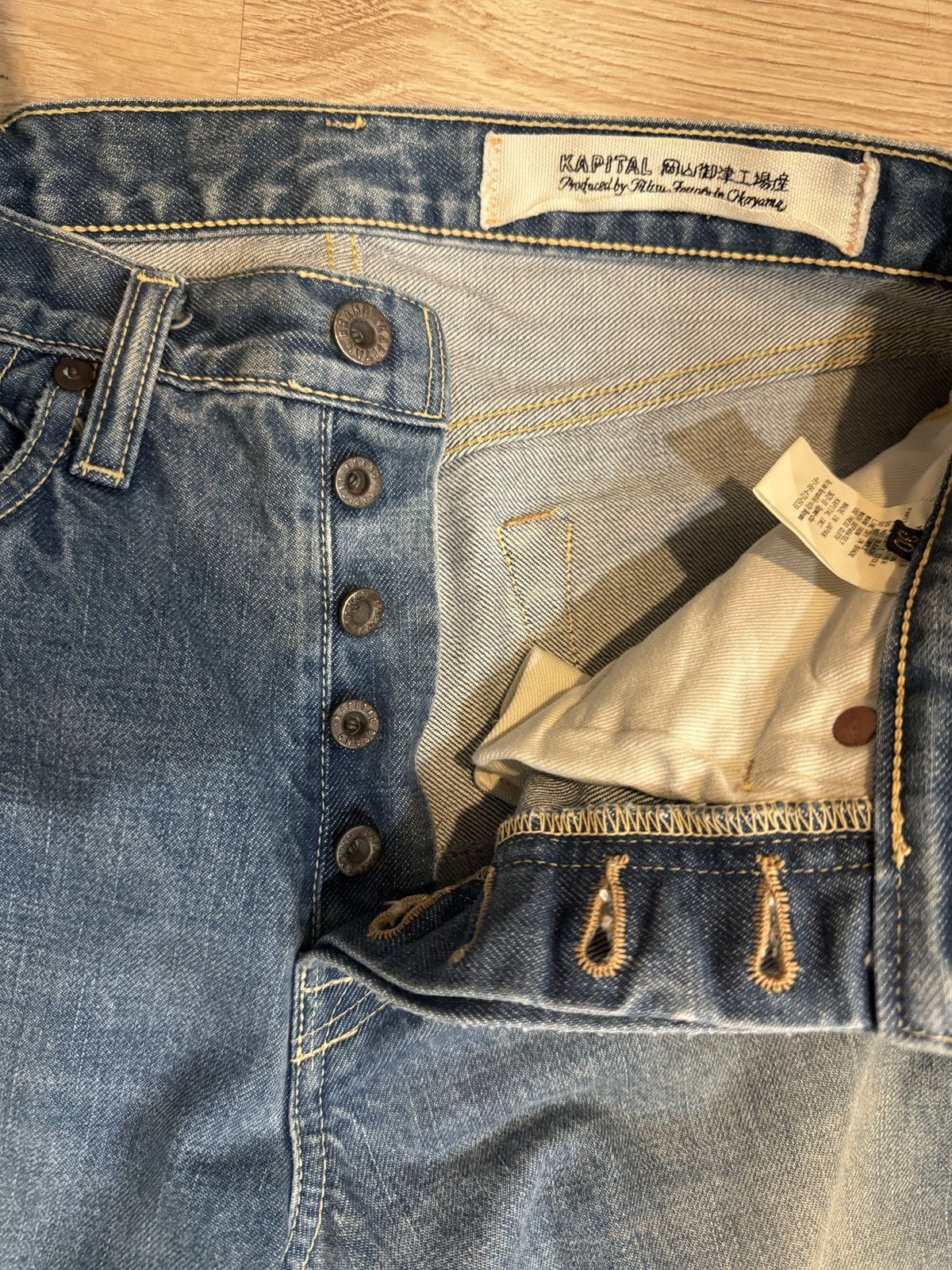 Kapital KAPITAL 14oz Denim 5P MONKEY CISCO Size US 30 / EU 46 - 6 Thumbnail