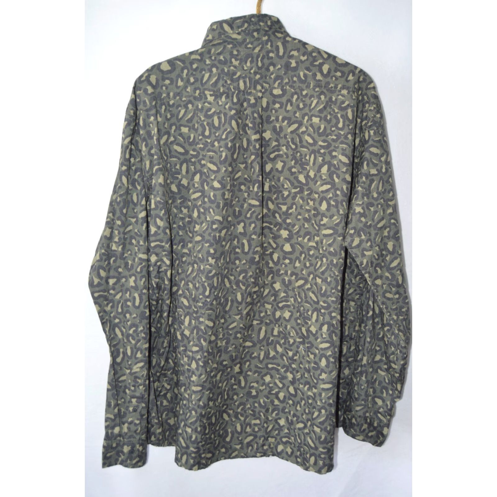 Levi's Levi's Button-Up Shirt Long Sleeve Camo Cotton Blend 2XLT Men Green Oversized Casual Shirt Mens Size US XXL / EU 58 / 5 - 2 Thumbnail