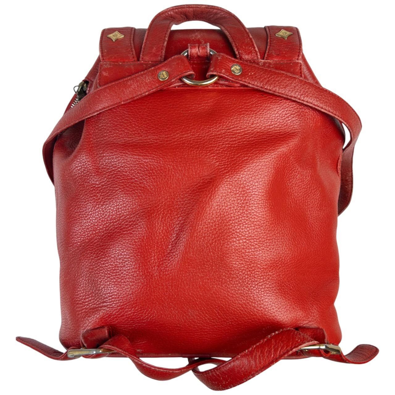 MCM Vintage MCM Leather Backpack Size ONE SIZE - 2 Thumbnail