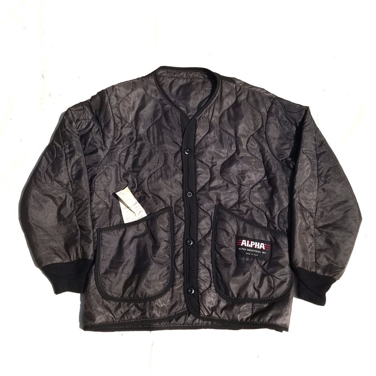 Alpha Industries vintage Alpha Industries Bomber 2way Liner alpha liner syste Size US XL / EU 56 / 4 - 1 Thumbnail