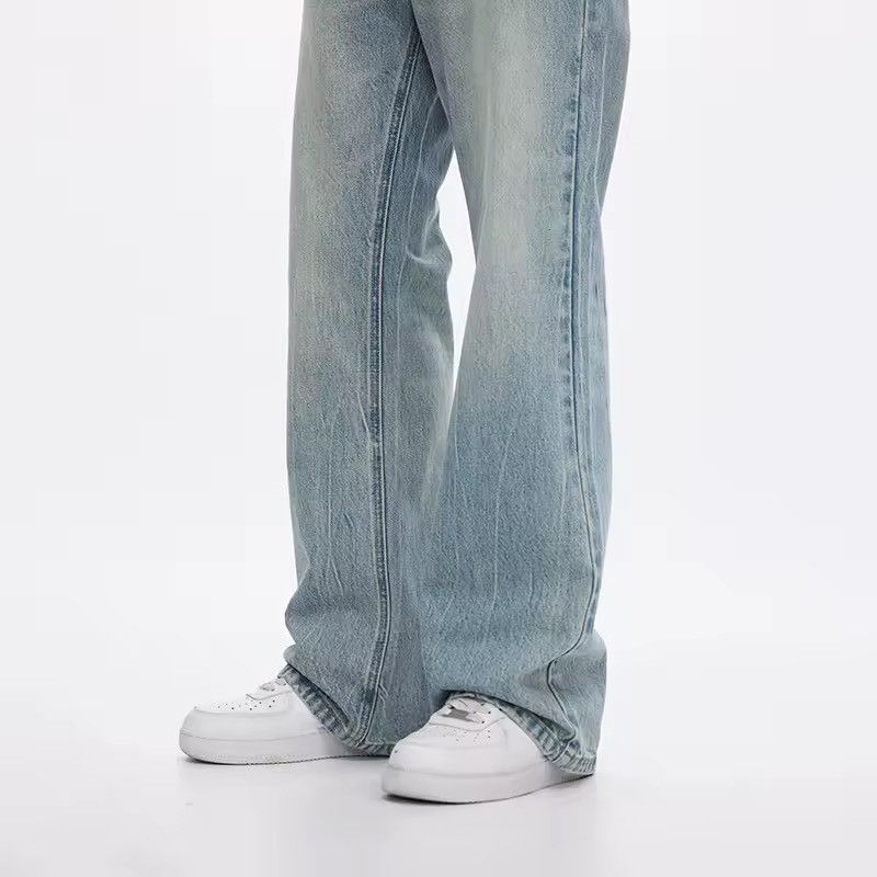 Jean Flared Streetwear Bootcut Light Blue Loose Y2k Jeans Size US 32 / EU 48 - 7 Thumbnail