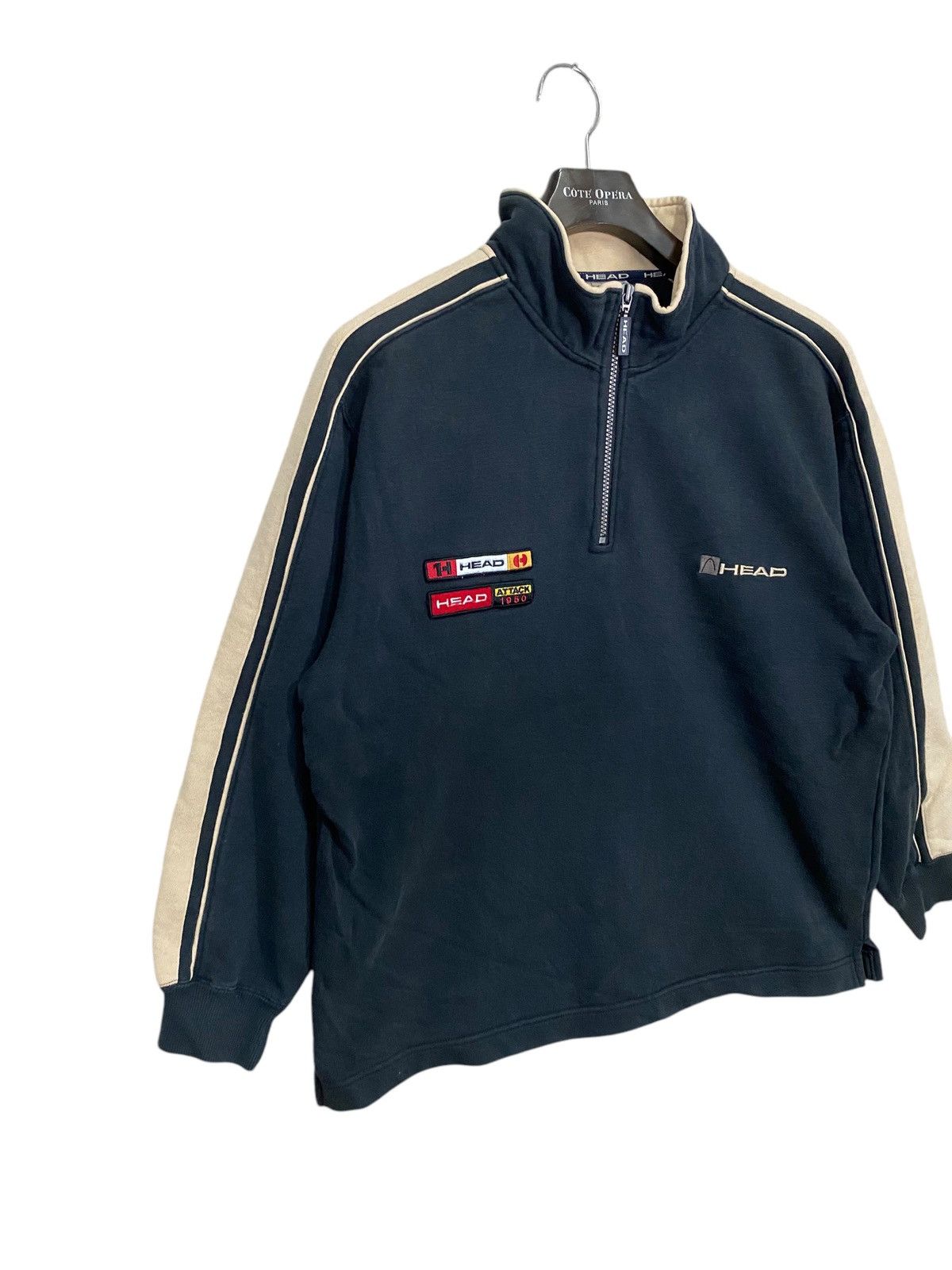 Japanese Brand Y2k streetwear Head halfzip jacket pullover size m Size US M / EU 48-50 / 2 - 3 Thumbnail