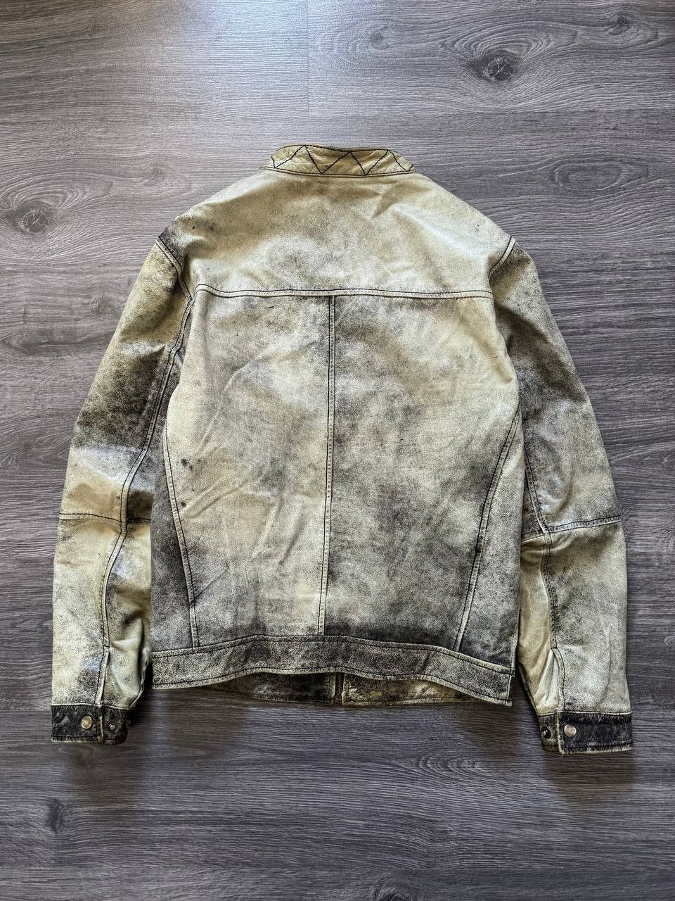 Vintage True Vintage Distressed Leather Jacket Size US S / EU 44-46 / 1 - 2 Thumbnail