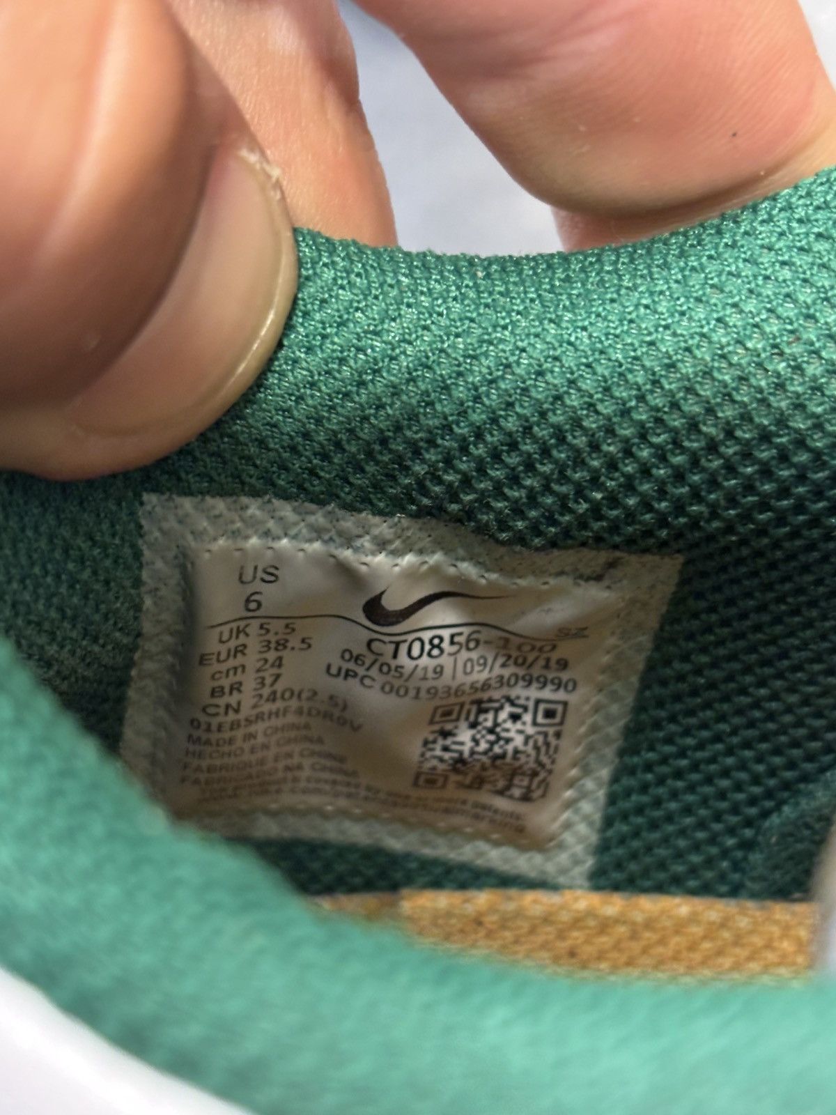 Nike Off-White X Nike Dunk Low ‘Pine Green’ Size US 6 / EU 39 - 6 Thumbnail
