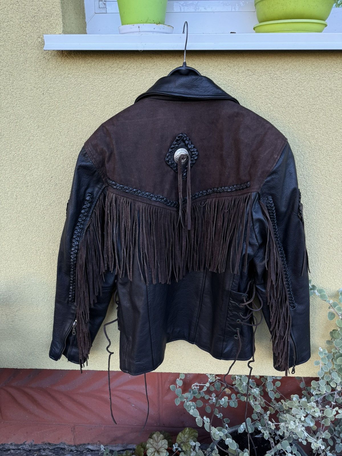 Vintage Vintage Suede Fringe Cowboy Western Leather Jacket Hype Rare Size US M / EU 48-50 / 2 - 12 Thumbnail