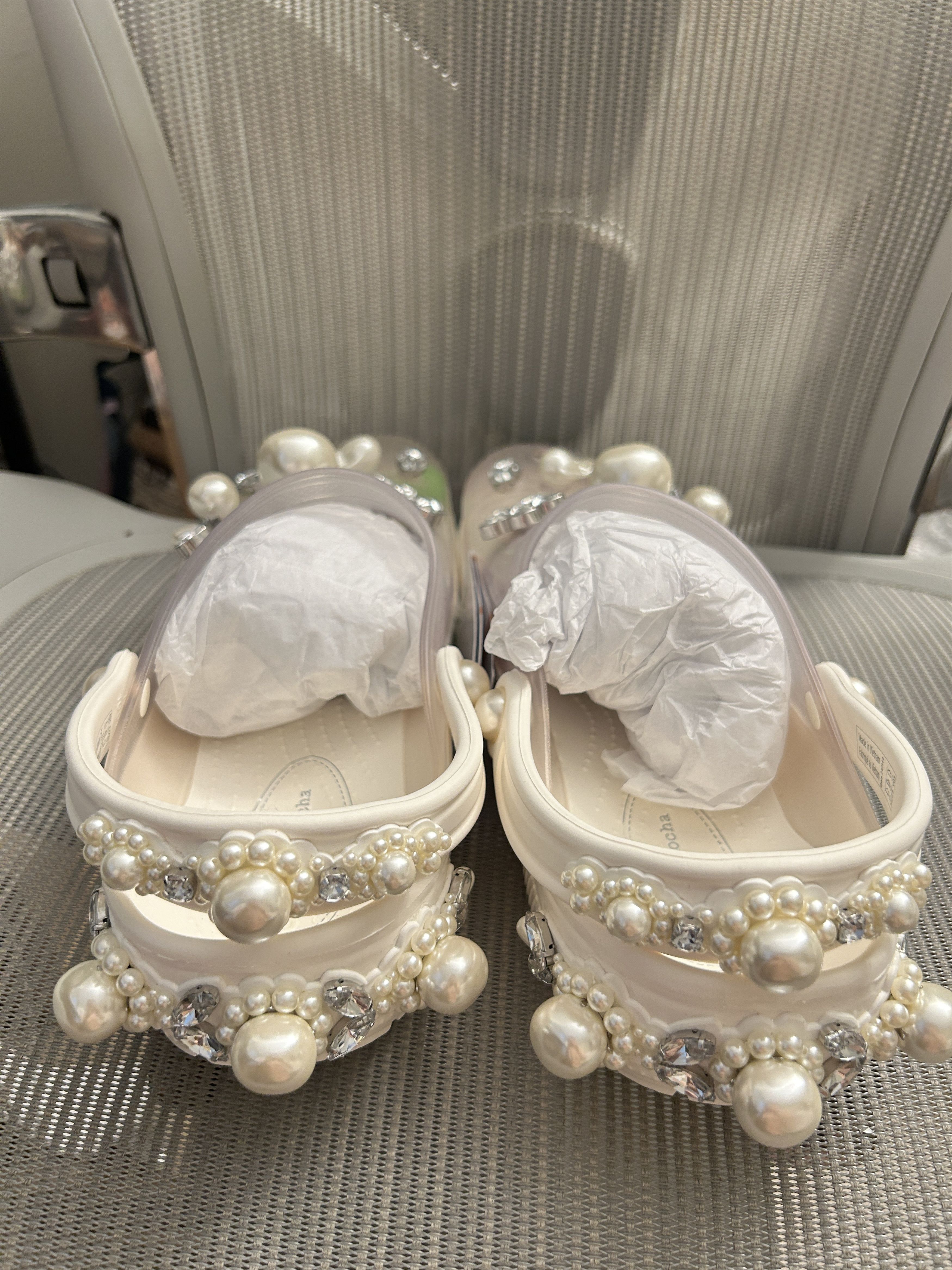 Crocs × Simone Rocha Crocs Classic Clog Simone Rocha Translucent (210144-0WV) Size US 12 / IT 42 - 4 Thumbnail