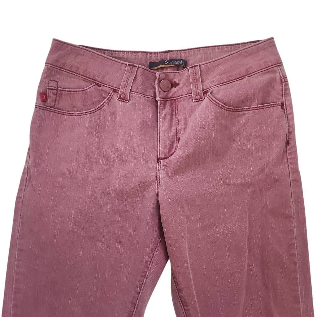 Lee Lee Women's Size 10 Medium Pink Shapetastic Hidden Hold Regular Fit Jeans Size 32" / US 10 / IT 46 - 6 Thumbnail