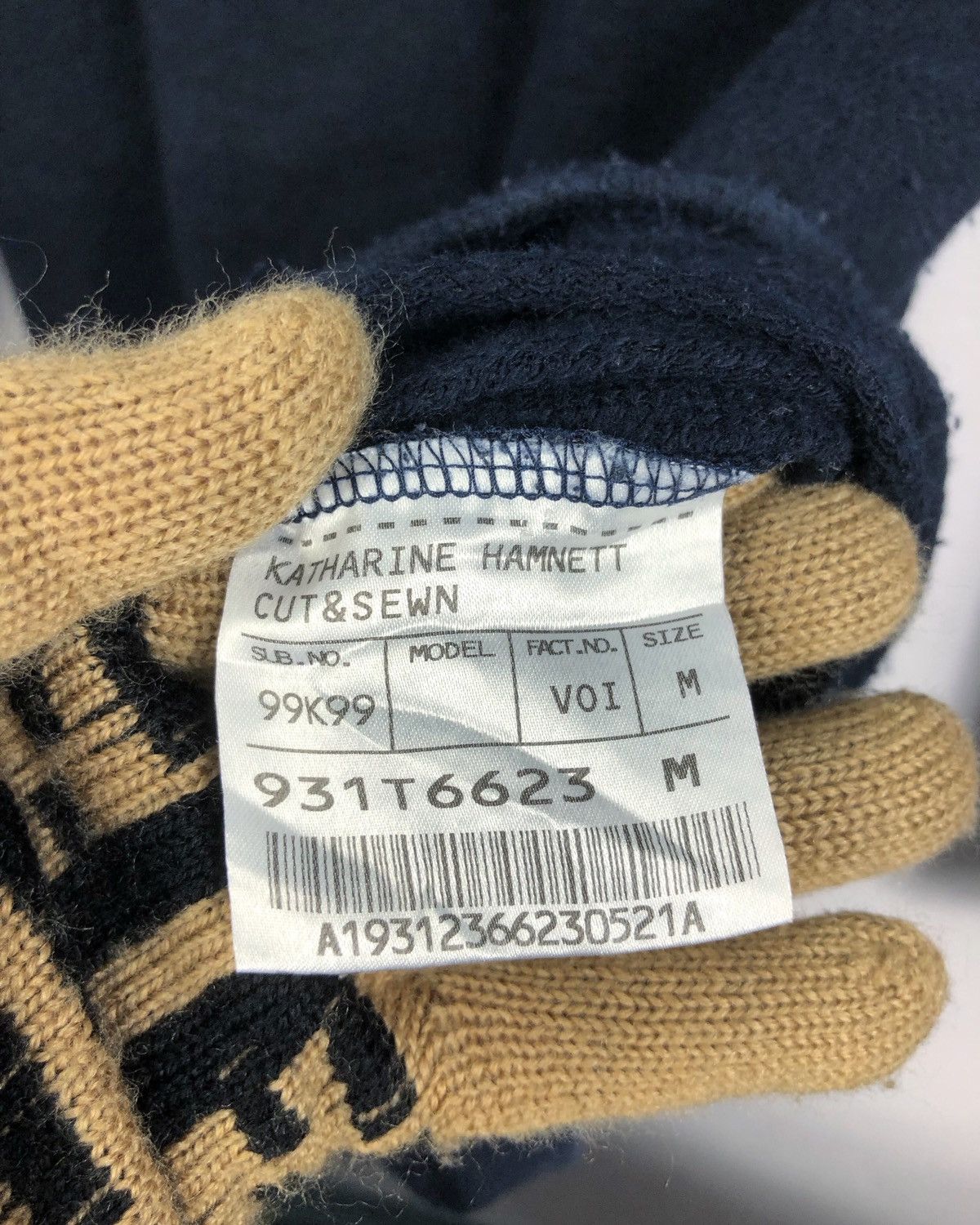 Katharine Hamnett London × Vintage Rare Vintage Katharine Hamnett London Pullover Size US M / EU 48-50 / 2 - 8 Thumbnail
