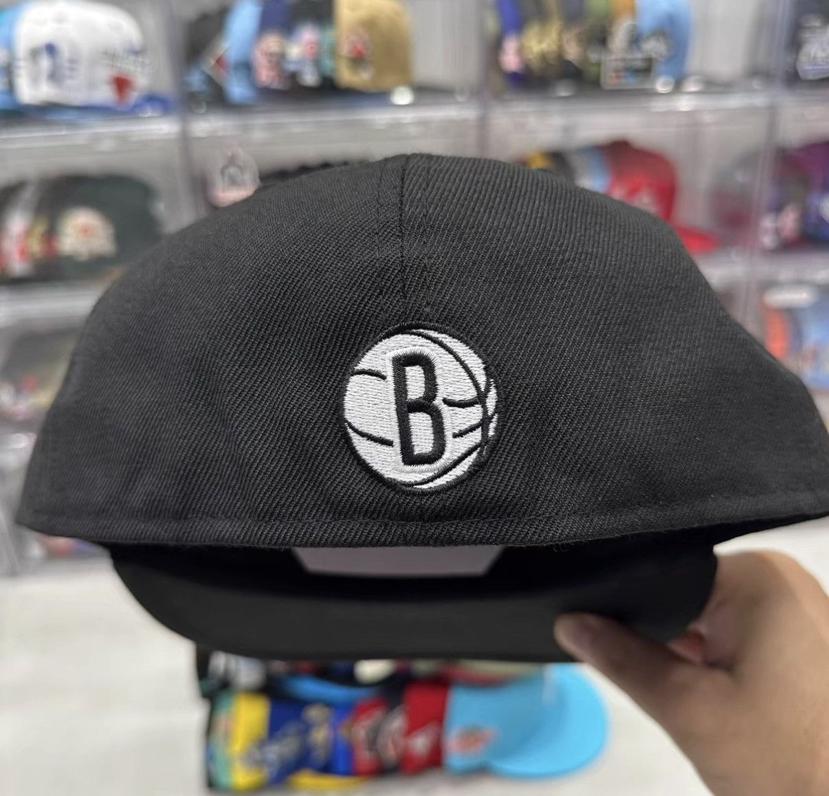 New Era New Era NBA Brooklyn Nets Flat Brim Baseball Cap J32 Size ONE SIZE - 3 Thumbnail