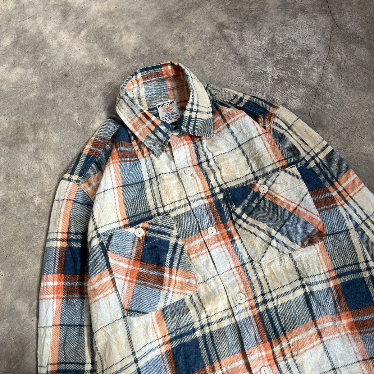 Japanese Brand Vintage Houston Flannel Union Made Shirt Size US M / EU 48-50 / 2 - 2 Thumbnail