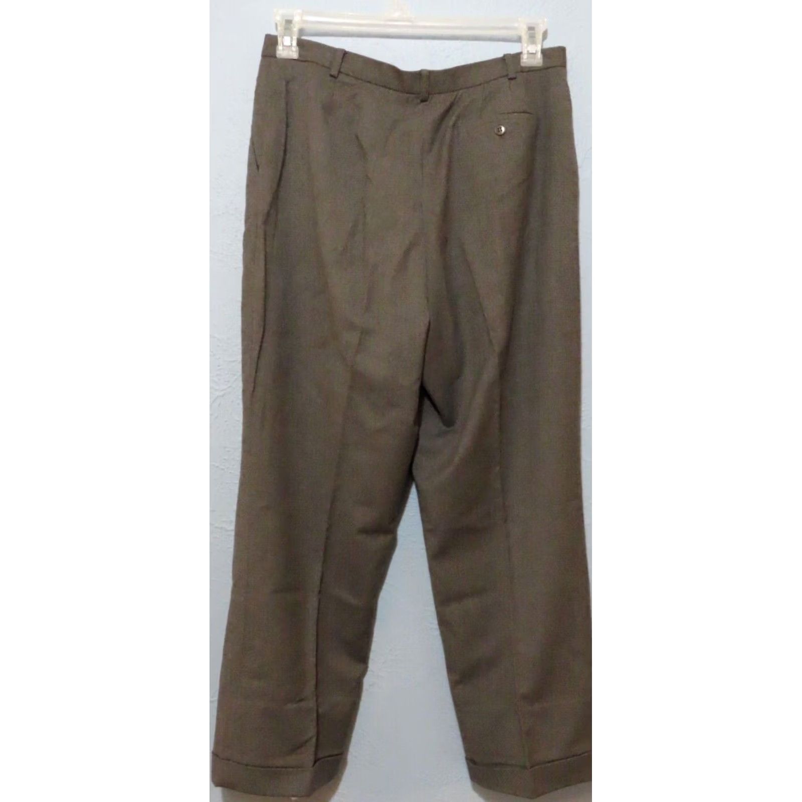 Brooks Brothers Brooks Brothers Dress Pants Women's 12 Gray Wool 98% Wool Blend Dresses Pants Wool Dress Pants Women 12 Gray Brooks Brothers Size 34" / US 12 / IT 48 - 7 Thumbnail