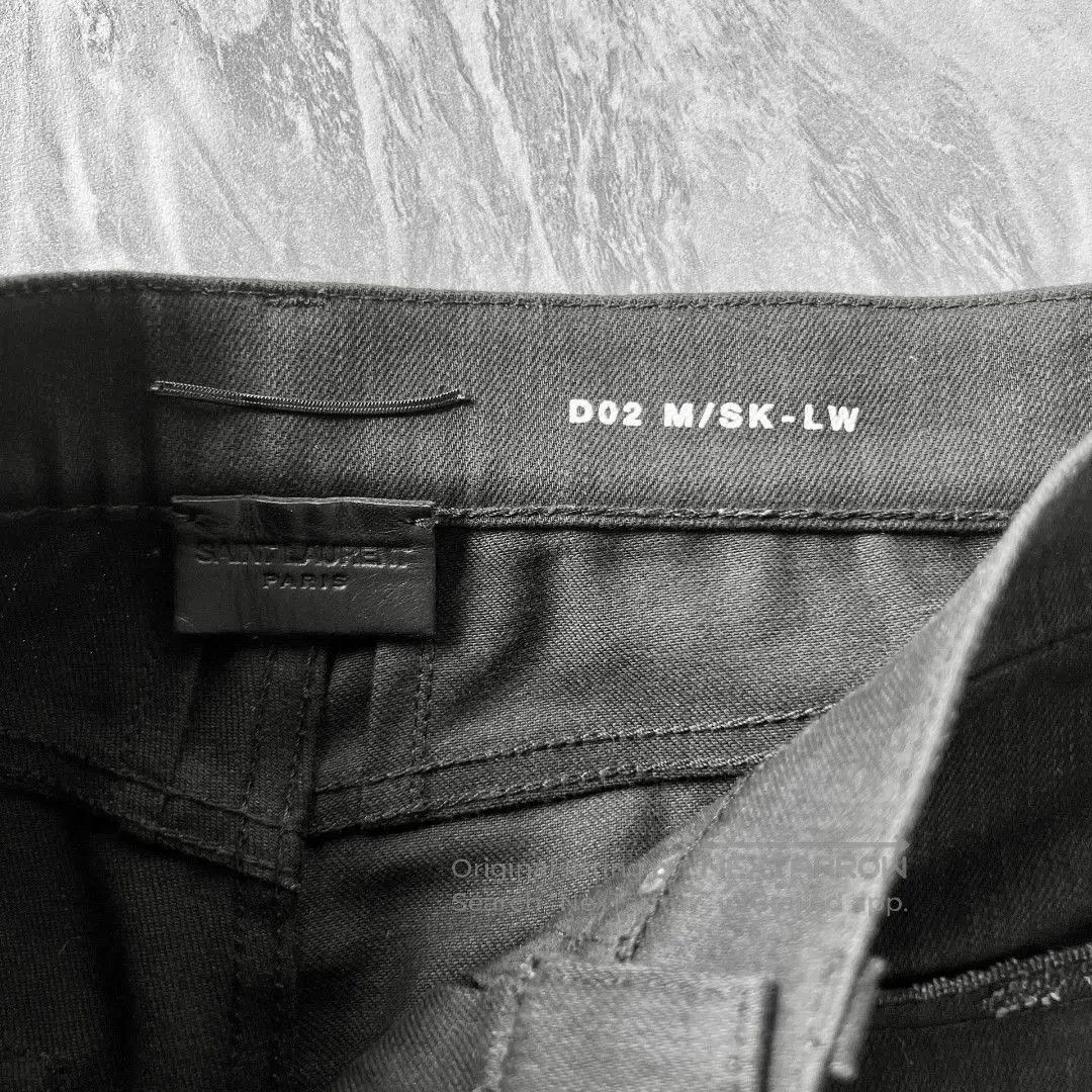 Saint Laurent Paris Saint Laurent 16SS Distressed Black Jeans. Size US 27 - 7 Thumbnail