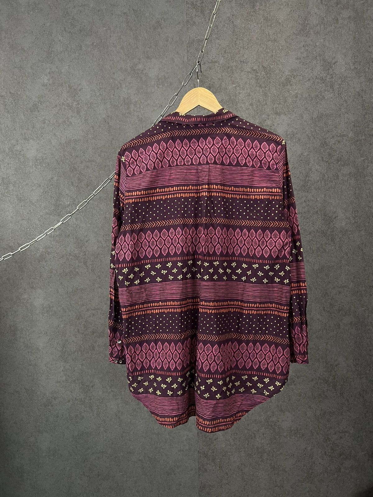 Designer Gudrun Sjoden designer crazy silk shirt Size L / US 10 / IT 46 - 6 Thumbnail