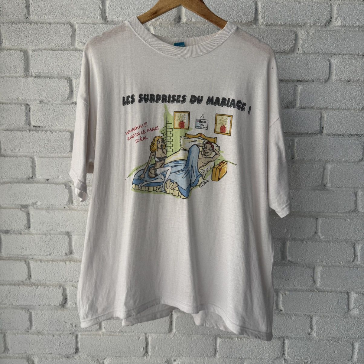 Vintage Wedding Surprises Tee Size US XL / EU 56 / 4 - 2 Thumbnail