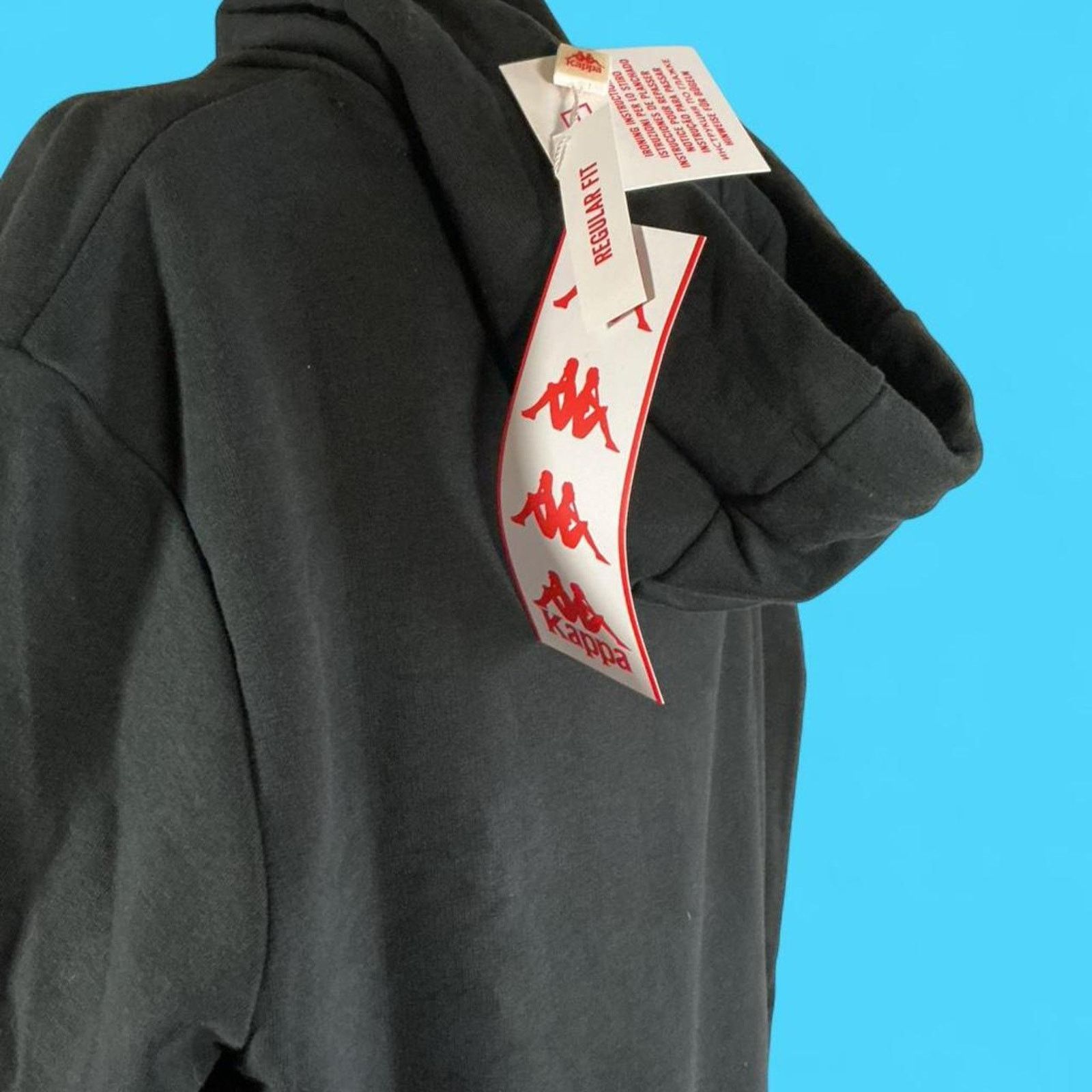 Kappa Nwt kappa black logo pullover Size US XL / EU 56 / 4 - 4 Thumbnail