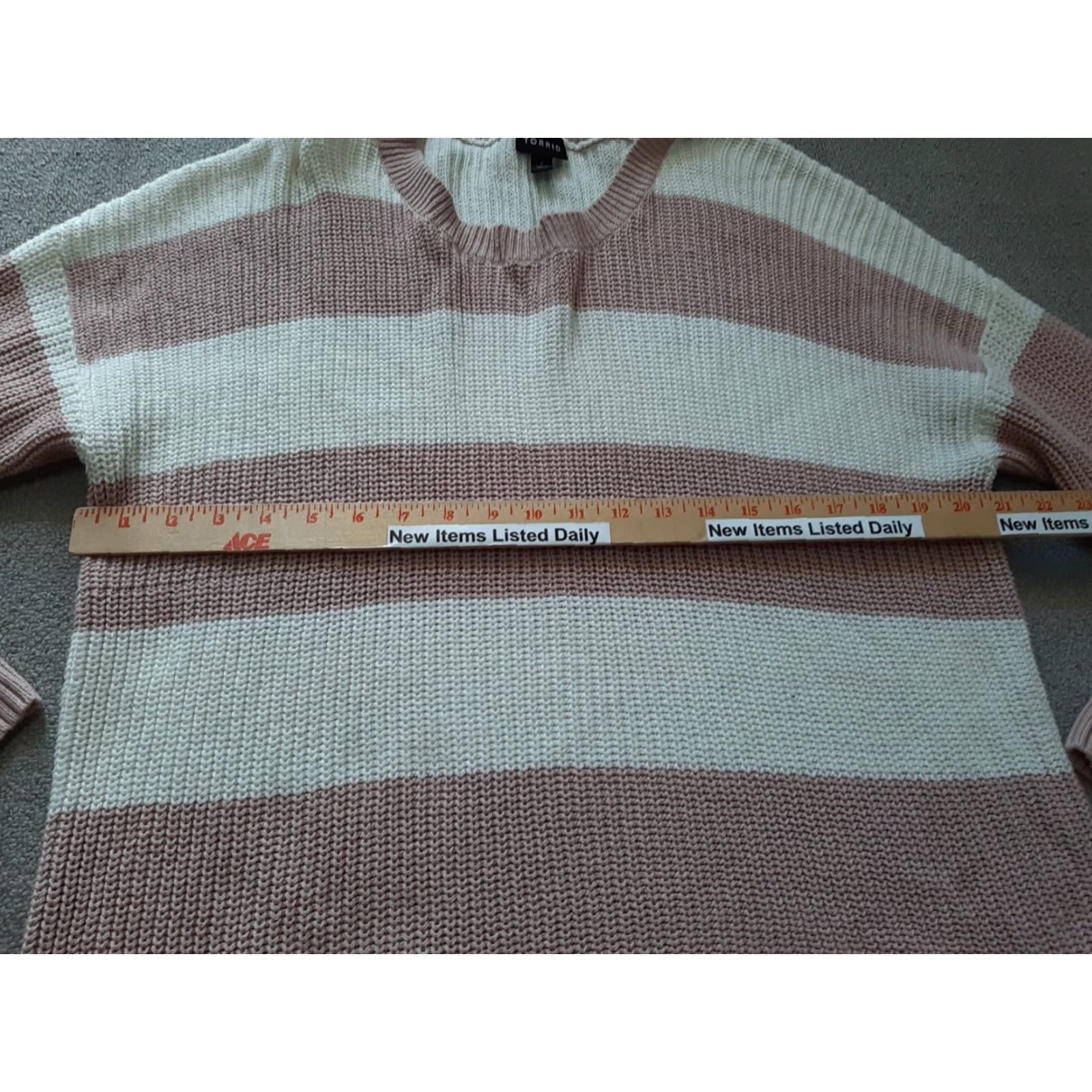 Torrid Torrid Sweater Womens Size 2 Long Sleeve Knit Striped Pullover Multicolor Knits Teaming with Style Mens Womens? Size XS / US 0-2 / IT 36-38 - 5 Thumbnail