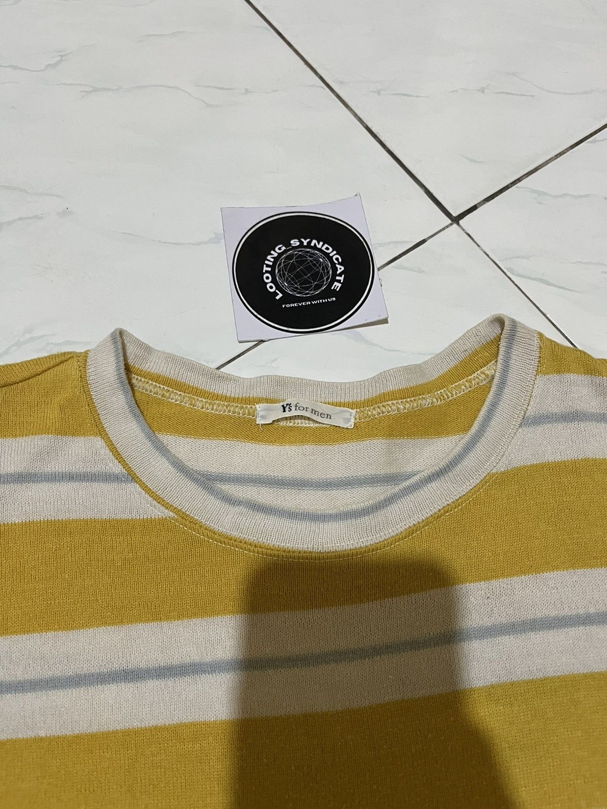 Yohji Yamamoto Vintage Ys For Men Stripes Tee Size US M / EU 48-50 / 2 - 5 Thumbnail