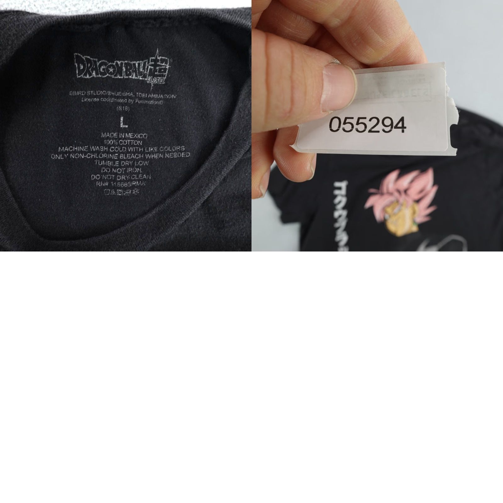 Vintage VINTAGE Dragon Ball Z Shirt Mens Large Black Goku Super Saiyan Anime Kakarot Graphic Tee, 90s Style, Men’s L Size US L / EU 52-54 / 3 - 8 Thumbnail