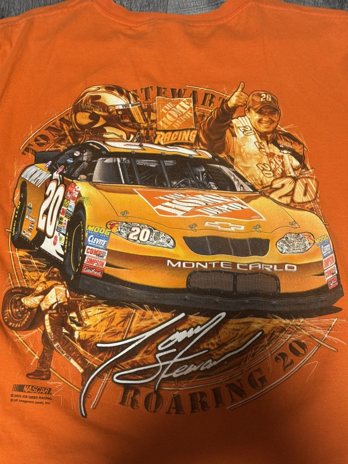 NASCAR × Vintage Vintage 2003 Nascar Tony Stewart Tee Size US M / EU 48-50 / 2 - 4 Thumbnail