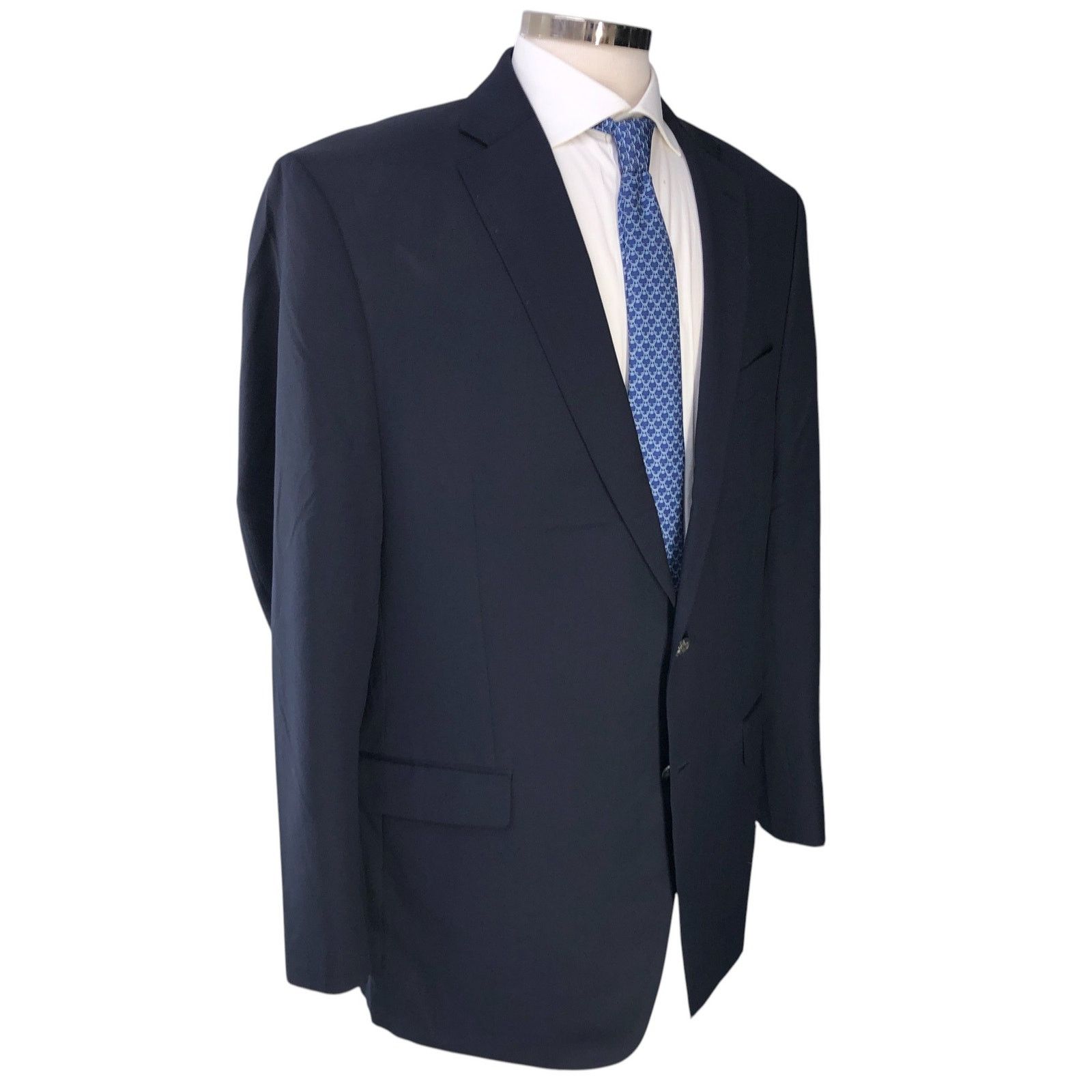 Michael Kors Michael Kors Size 46L Blazer Classic Navy Gold Metal Button Size 46L - 12 Thumbnail