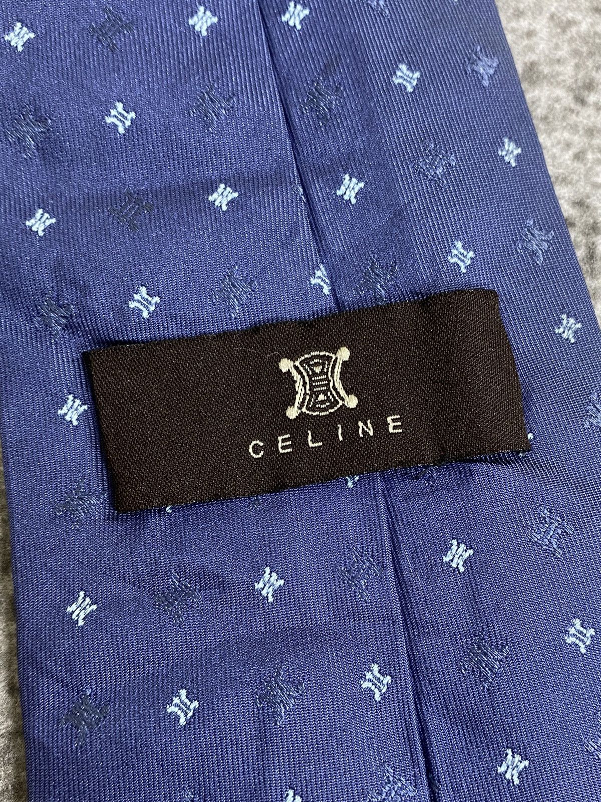 Celine Celine Silk Tie Size ONE SIZE - 5 Thumbnail