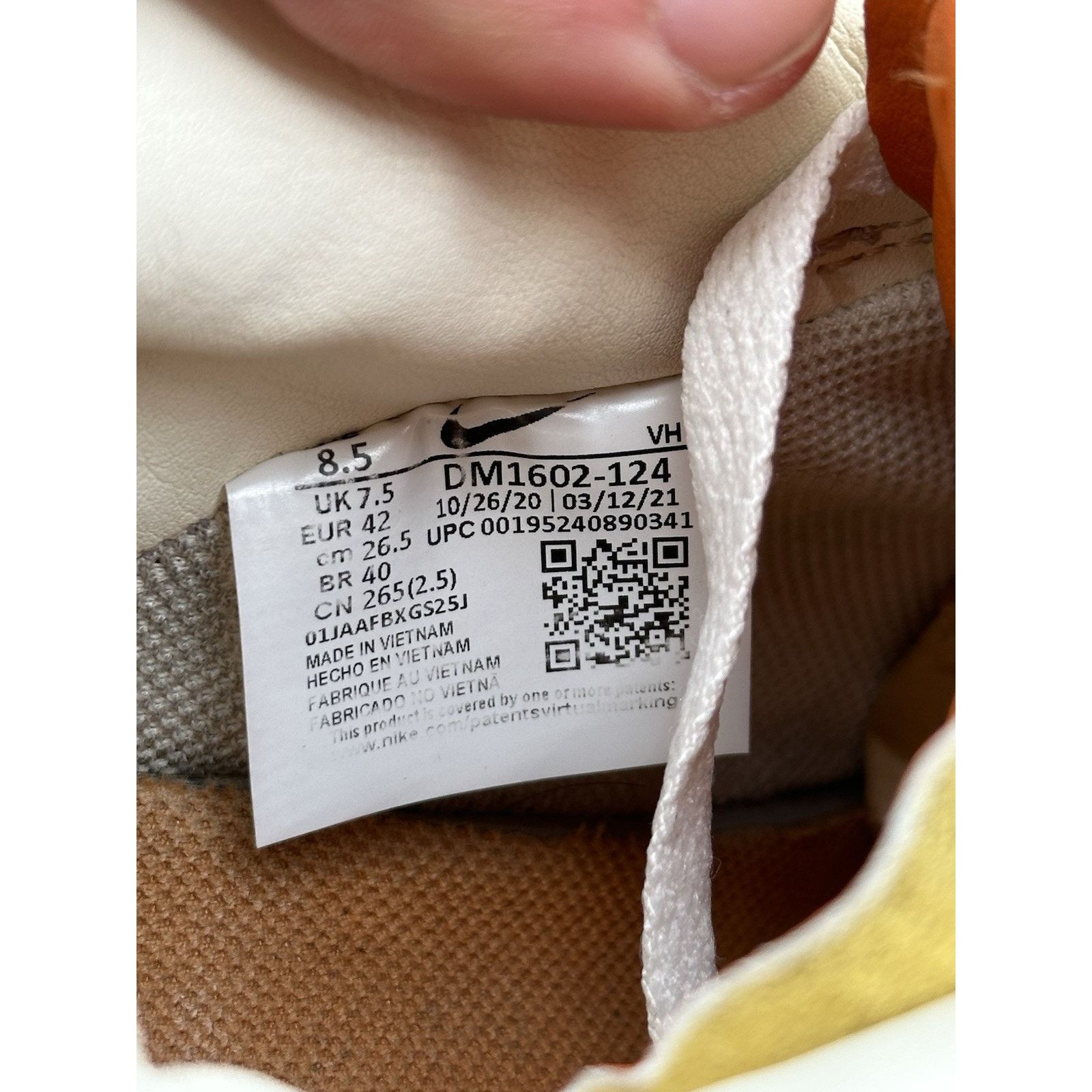 Nike × Off-White Nike Off-White x Dunk Low Lot 22 of 50 - Size 8.5 Size US 8.5 / EU 41-42 - 7 Thumbnail