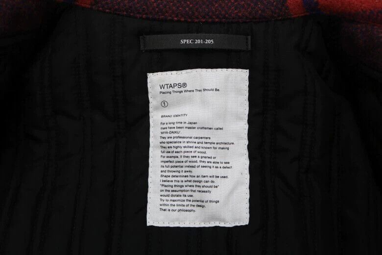 Wtaps WTAPS LAMBER JACKET 4-Pocket RedCheck WoolMelton S Size US S / EU 44-46 / 1 - 8 Thumbnail