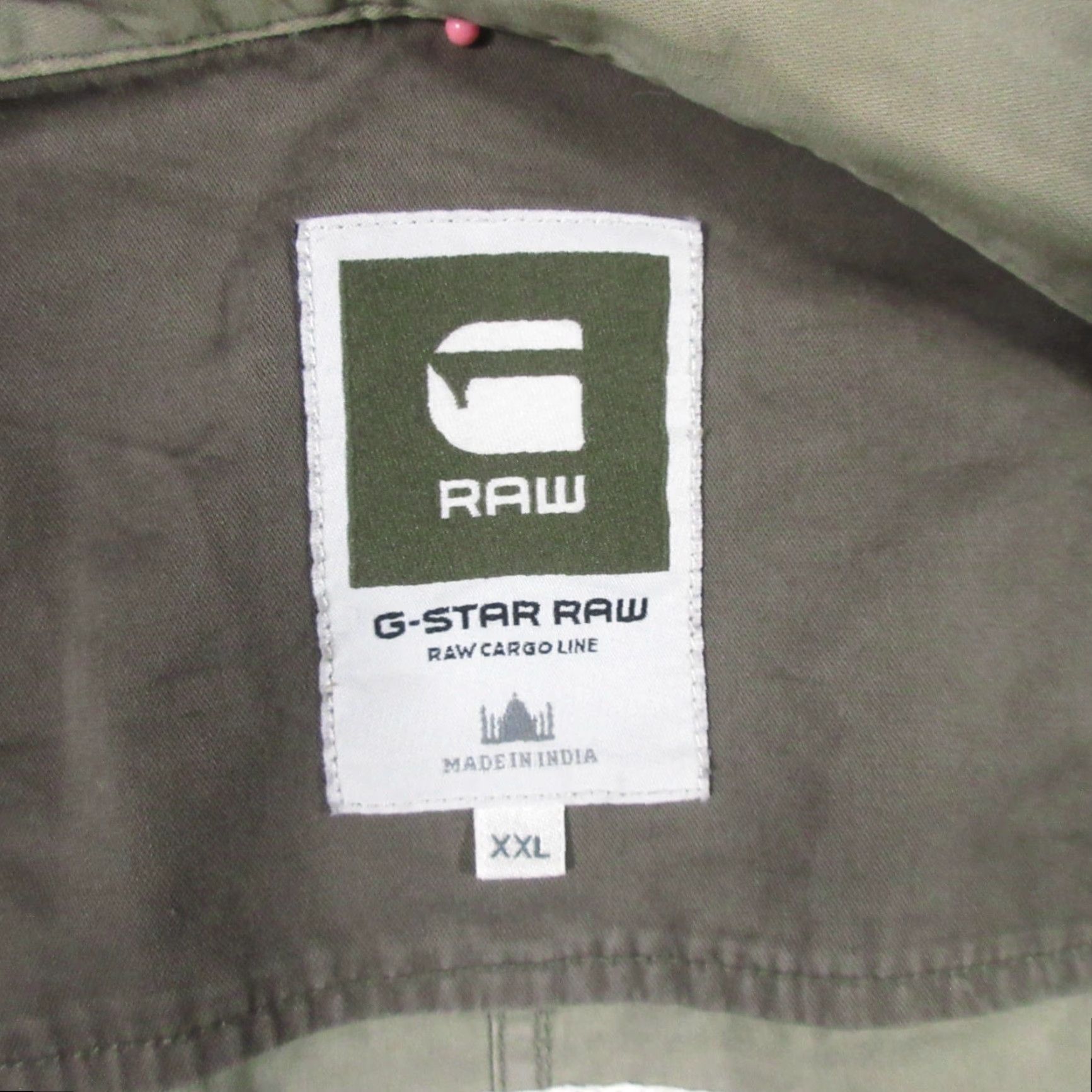 G-Star G-Star Cargo Jacket Womens 2XL Kaki Tan Military Epaulets Canvas Cotton Lightweight All Seasons Short Jacket Womens Size XXL / US 16-18 / IT 52-54 - 3 Thumbnail