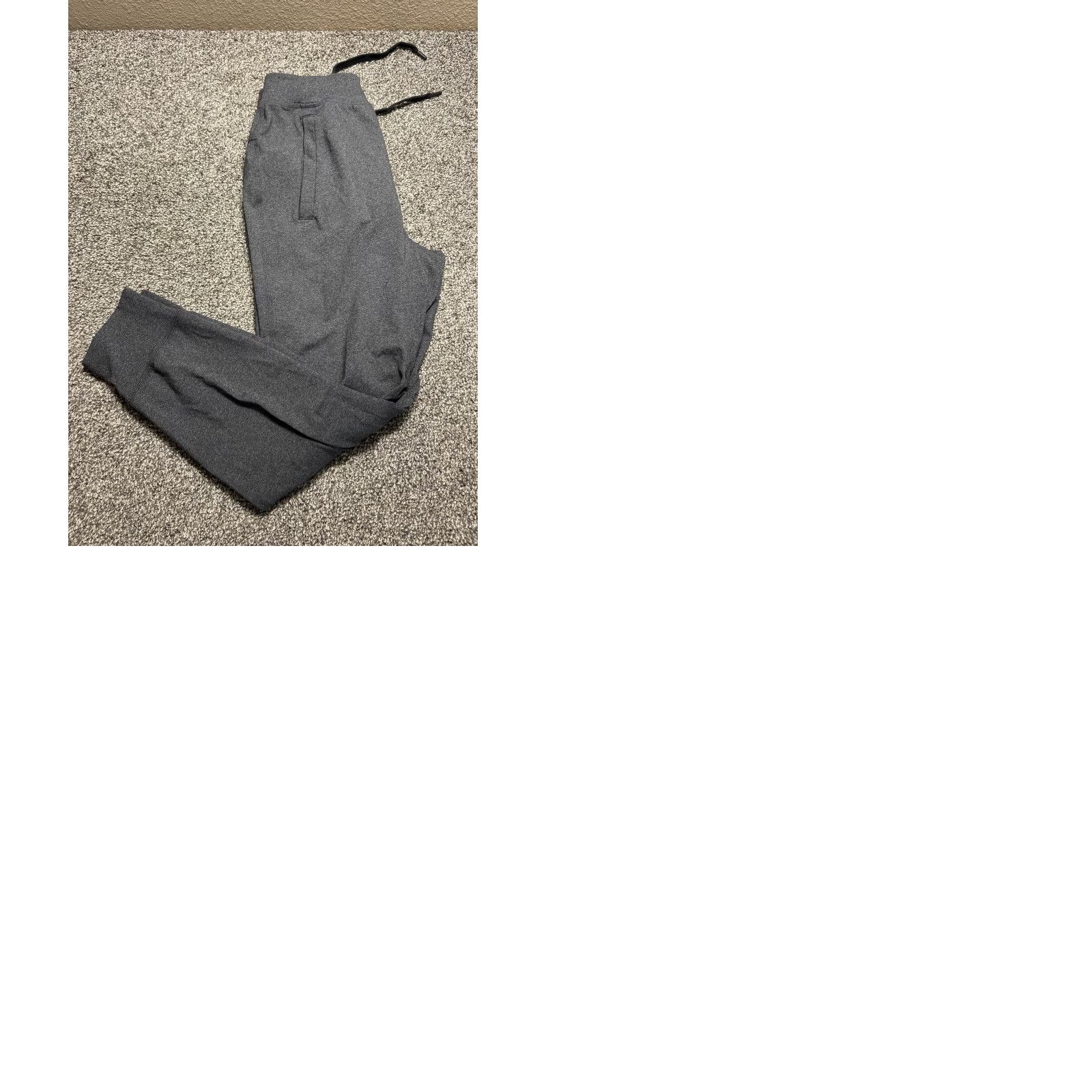 Lululemon Lululemon Jogger Pants Men L Gray Sweatpants Elastic Waist Pockets Drawstring Regular Inseam 28" Tapered Style Jogger Size US 33 - 9 Thumbnail
