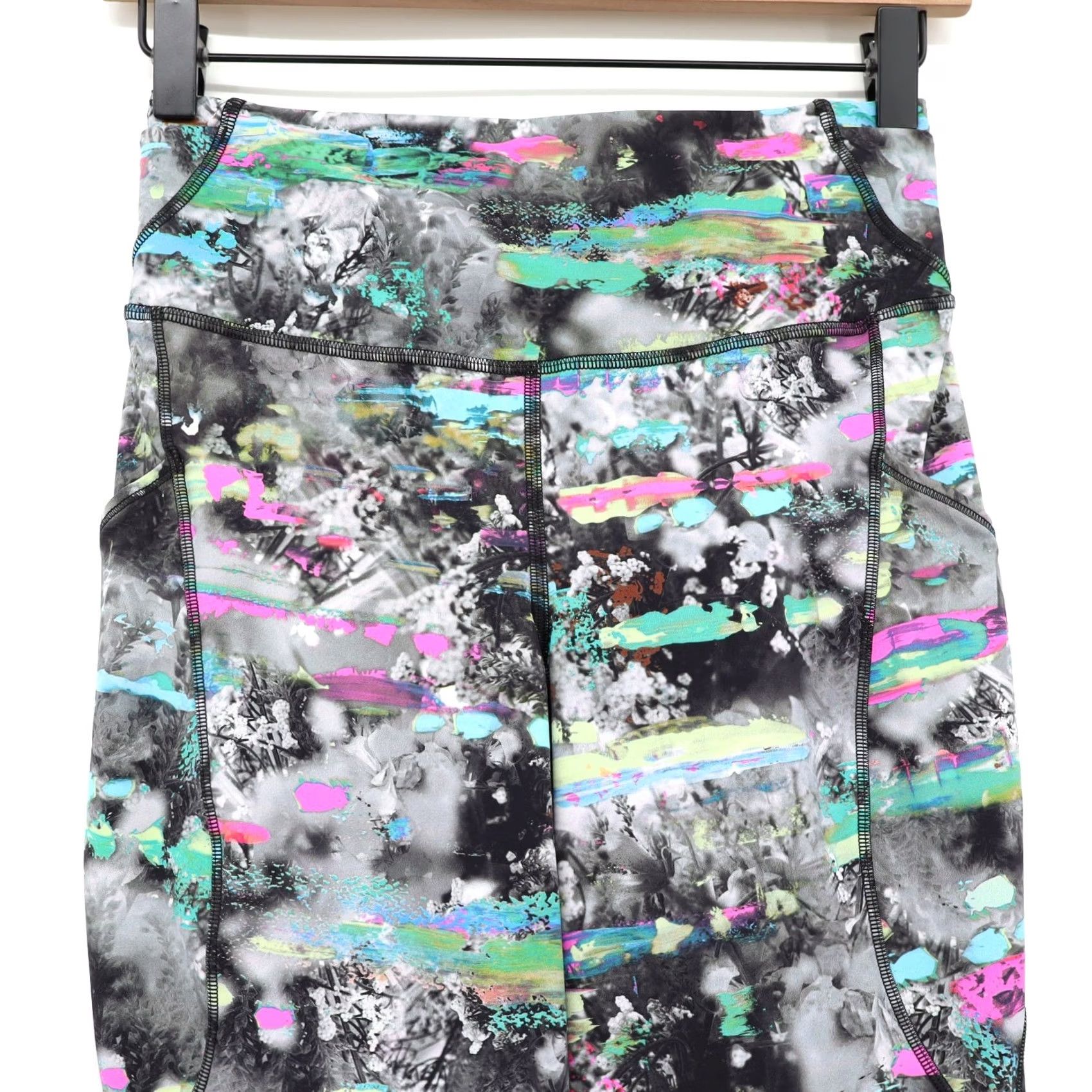Lululemon Lululemon Fast And Free High Rise Tight 25" Pockets Paint Drift Multi Sz 6 Size ONE SIZE - 3 Thumbnail