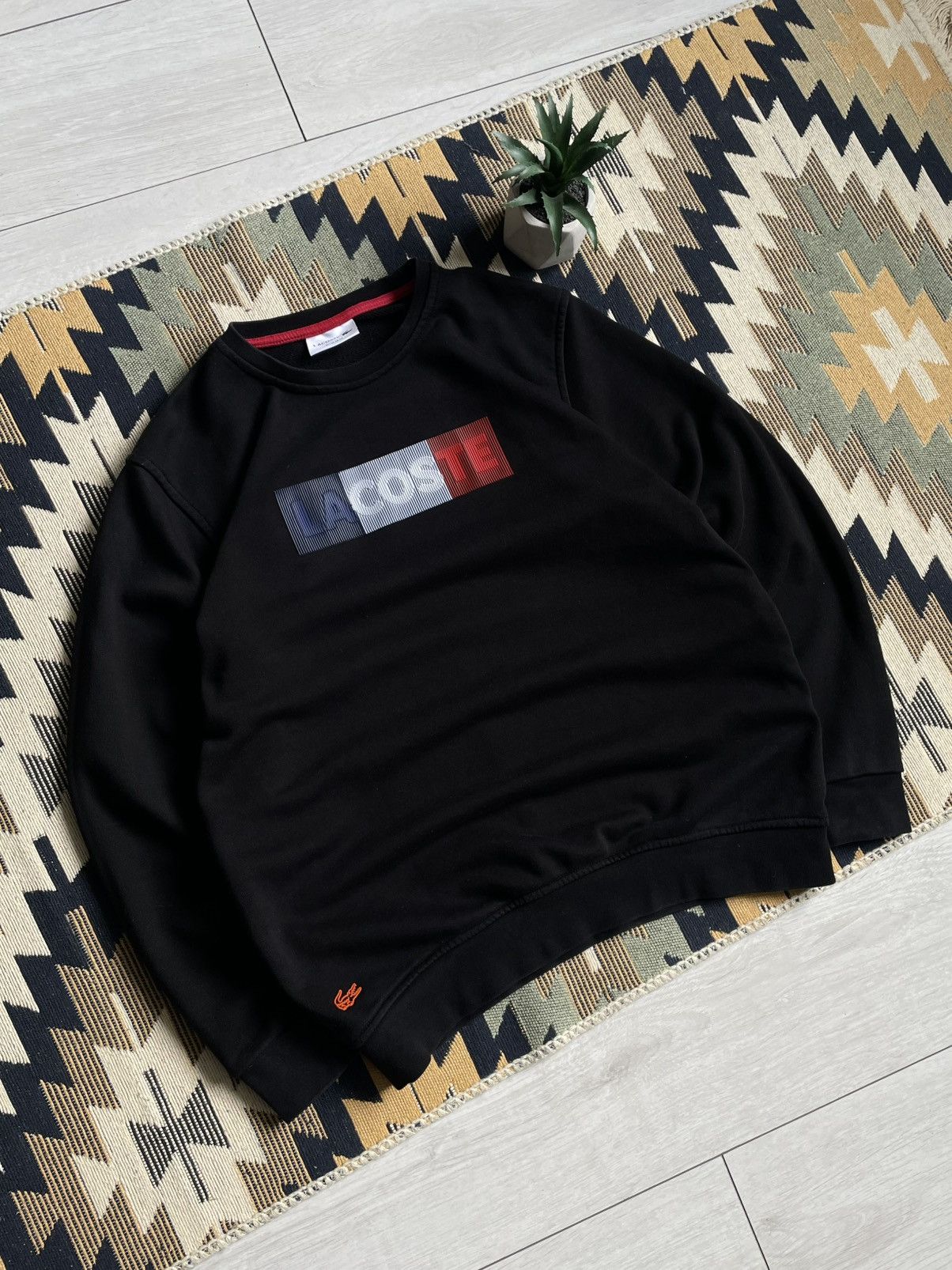 Lacoste × Vintage Vintage Lacoste France Flag Logo Sweatshirt Size US S / EU 44-46 / 1 - 2 Thumbnail