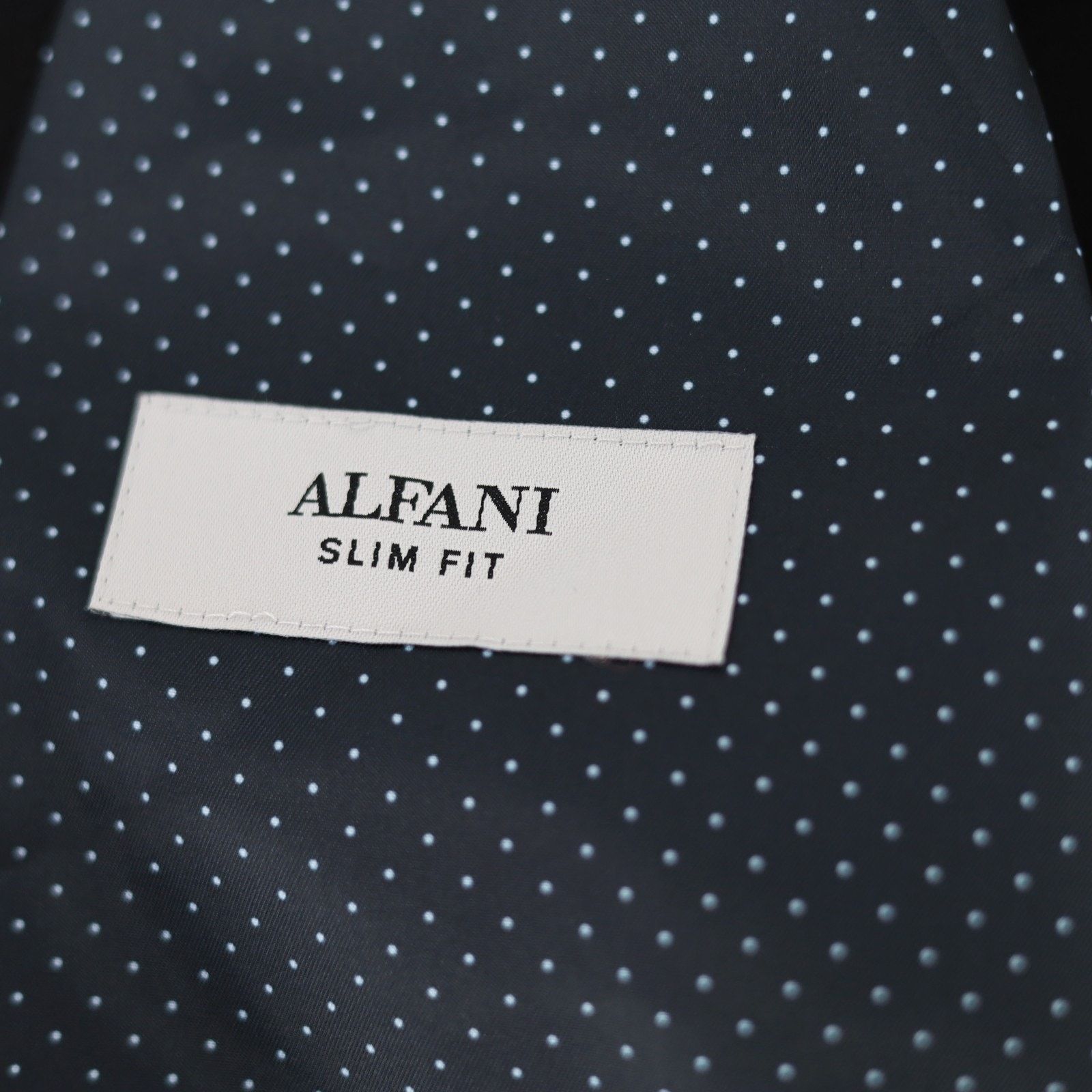 Alfani Alfani Men's Black Stretch Formal Slim-Fit Suit Vest Size L Size 44R - 4 Thumbnail