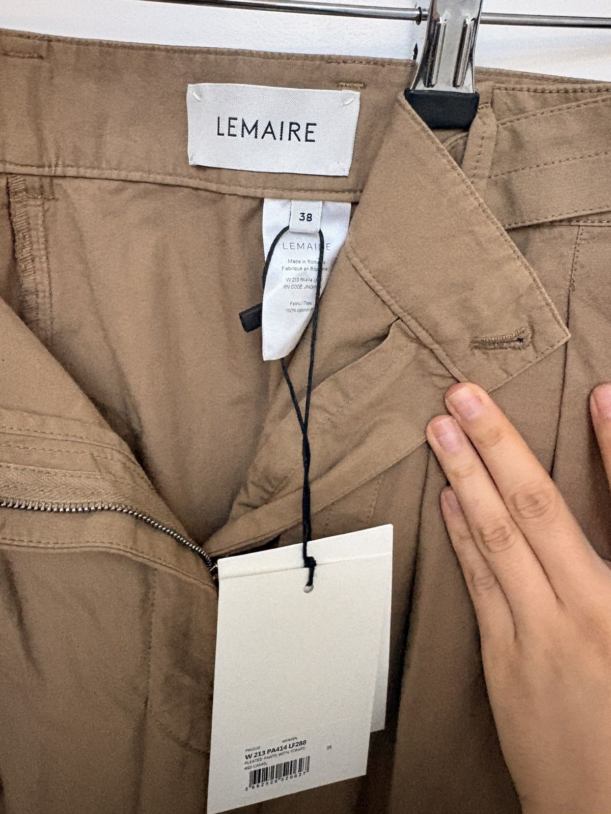 Lemaire lemaire High-Waisted Buckled Ankles Trousers Size 26" / US 2 / IT 38 - 7 Thumbnail