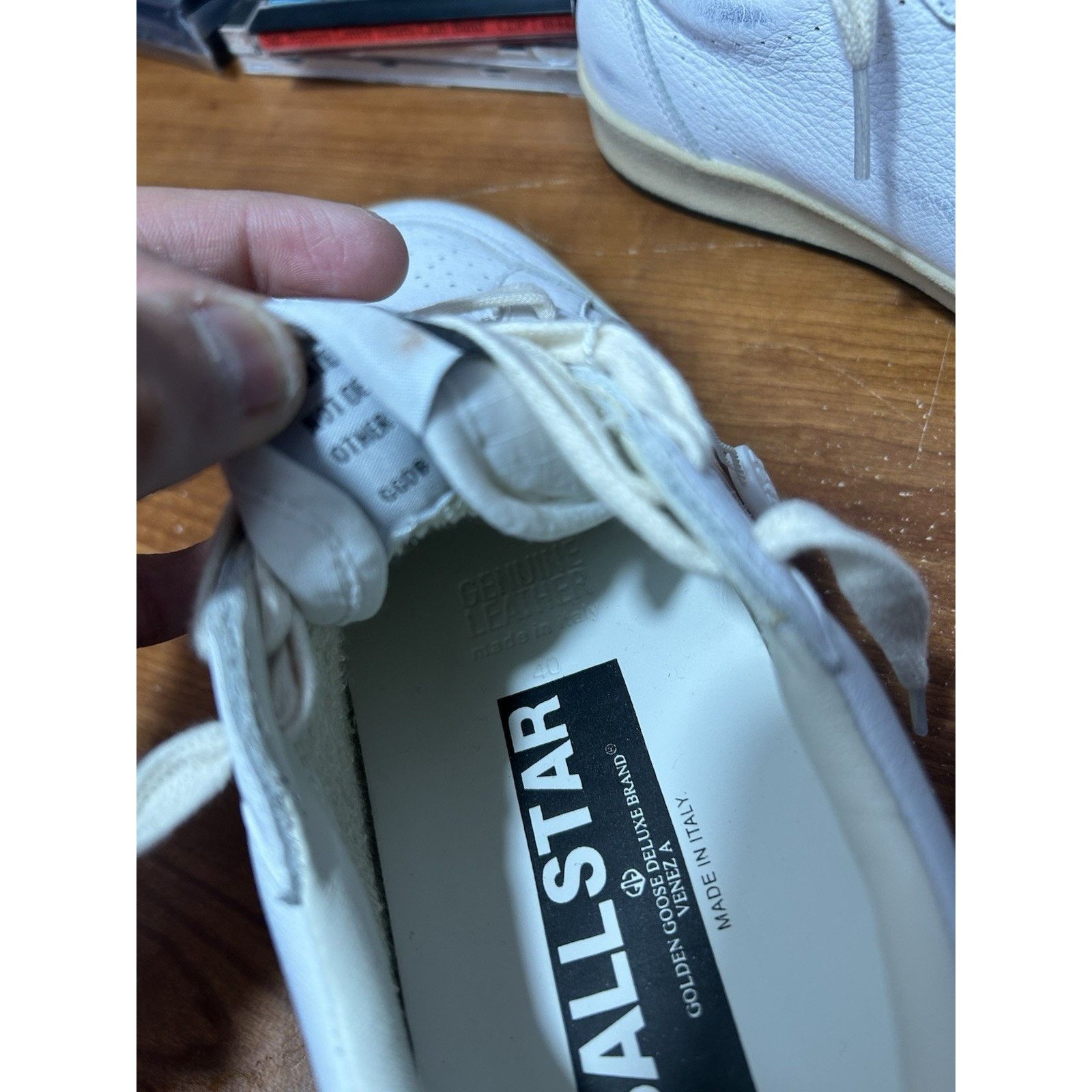 Golden Goose Golden Goose Women’s Ball Star Size 40 White/Pink/Platinum Size US 10 / IT 40 - 2 Thumbnail