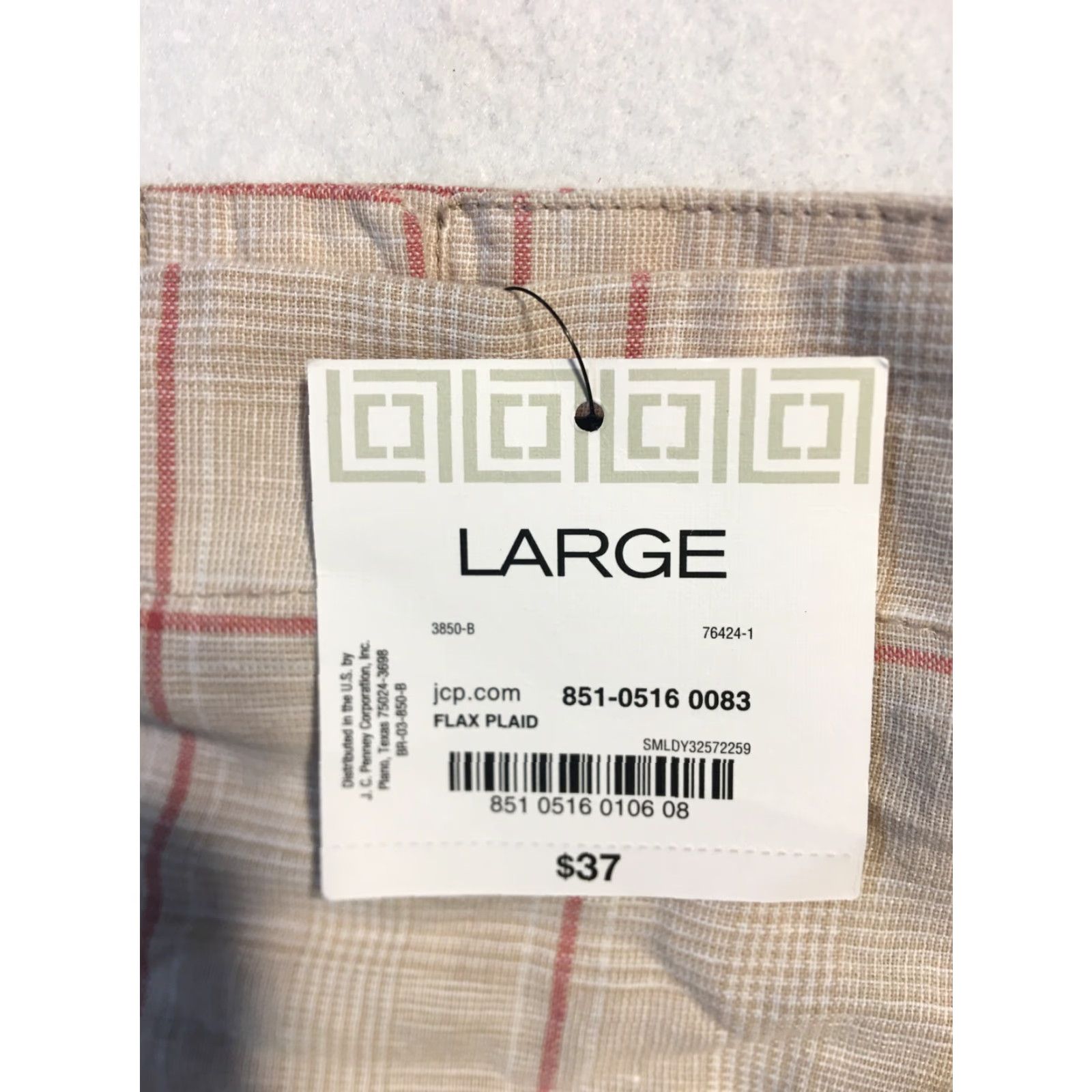 Liz Claiborne Liz Claiborne Tank Womens Large Sleeveless Scoop Neck Fringe Linen/Cotton Multicolor Red Check NWT Casual Spring Boys/Girls Mens/Womens Size L / US 10 / IT 46 - 6 Thumbnail