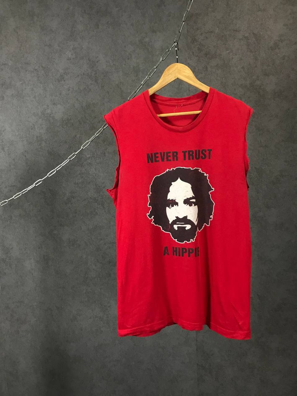 Band Tees × Vintage Never Trust a Hippie vintage band tee Size US L / EU 52-54 / 3 - 1 Thumbnail