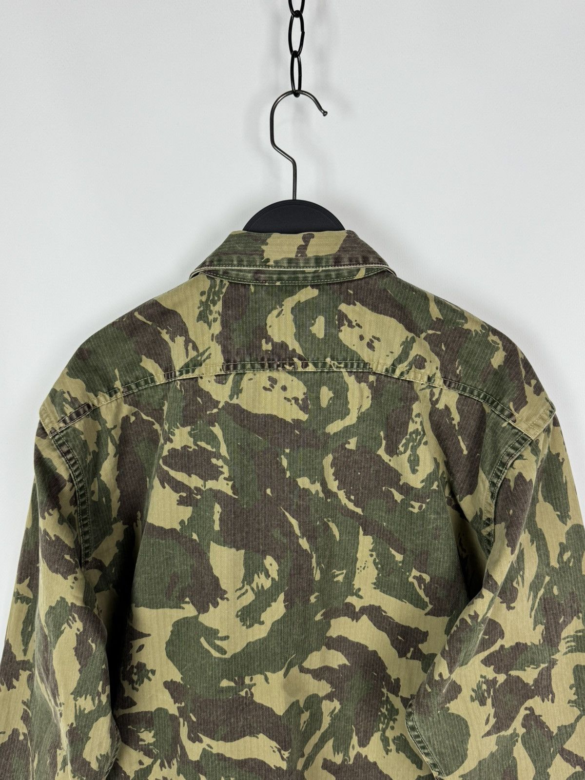 Momotaro Jeans Momotaro Jeans Herringbone Camouflage Pockets Light Jacket Size US L / EU 52-54 / 3 - 13 Thumbnail