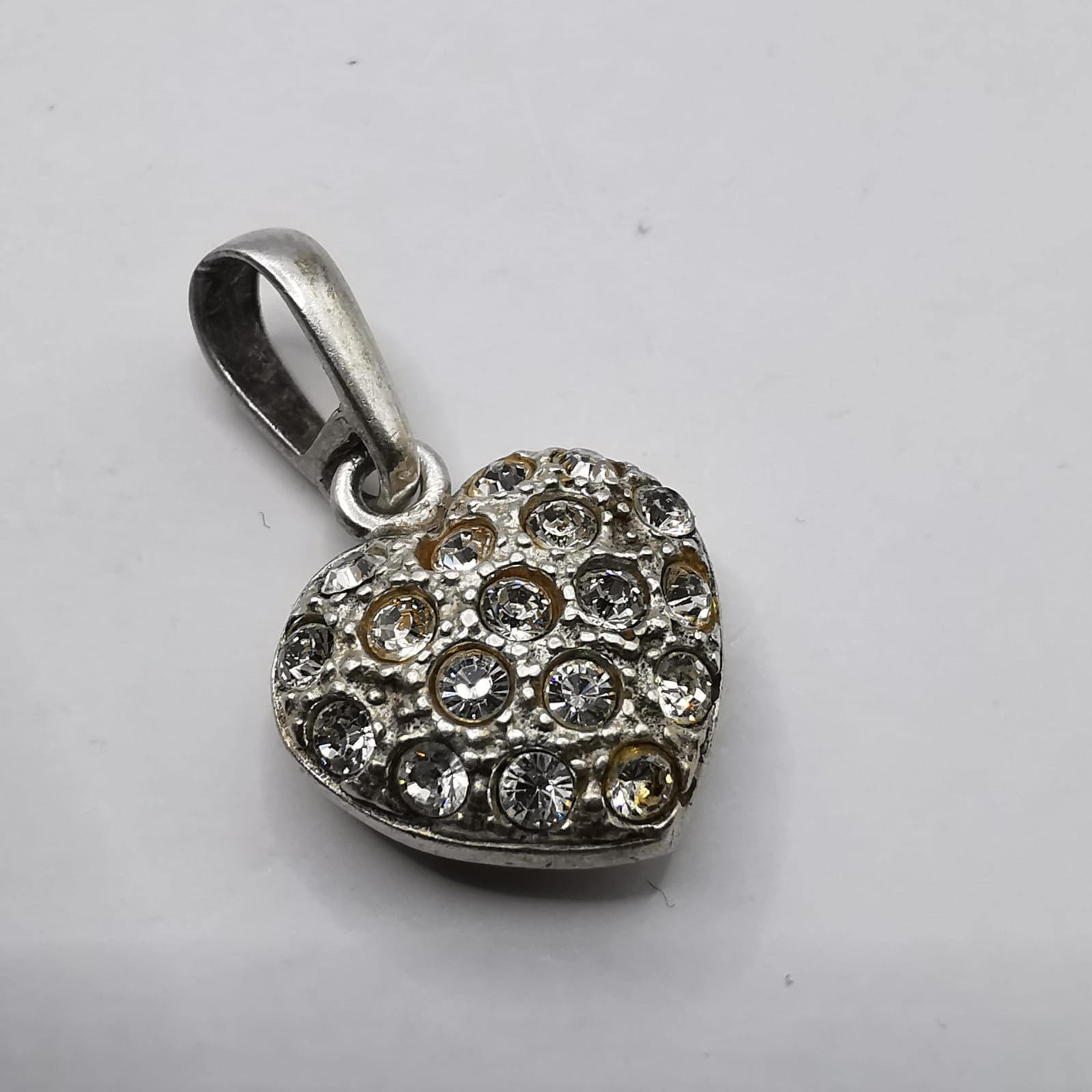 Sterling Silver Vintage Pendant 925 Sterling Silver Jewelry,Zircon 2,71g Size ONE SIZE - 1 Thumbnail