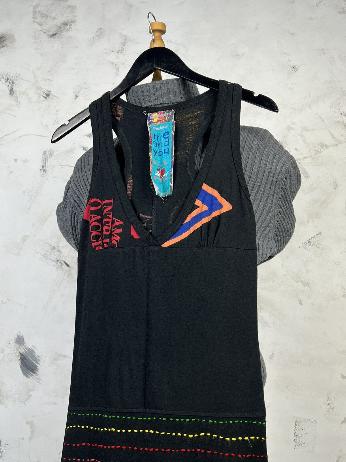 Desigual Vintage Desigual Graphic Print Dress Size S - M Size S / US 4 / IT 40 - 3 Thumbnail