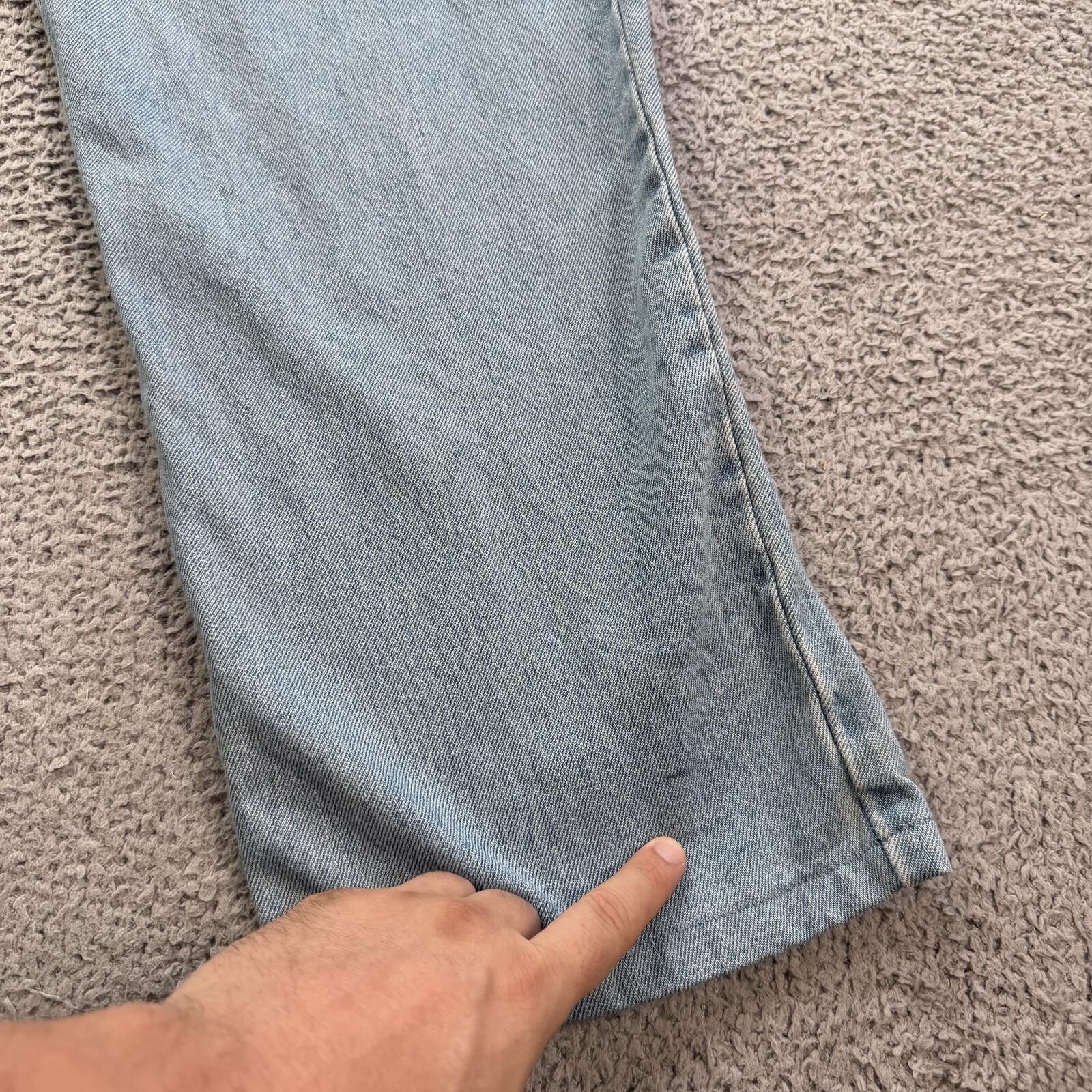 Levi's Vintage Y2K Levis 550 Relaxed Fit Baggy Light Wash Jeans 36 Size US 36 / EU 52 - 8 Thumbnail