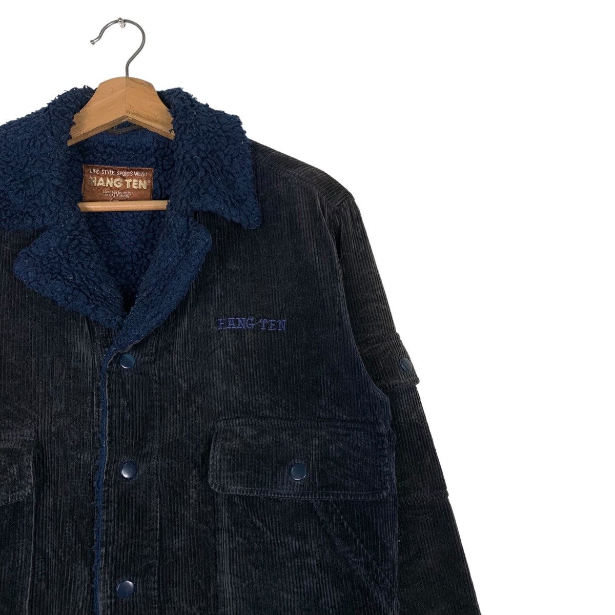 Hang Ten 70's HANG TEN Corduroy Sherpa Double Collar Jacket #0654-C30 Size US S / EU 44-46 / 1 - 5 Thumbnail