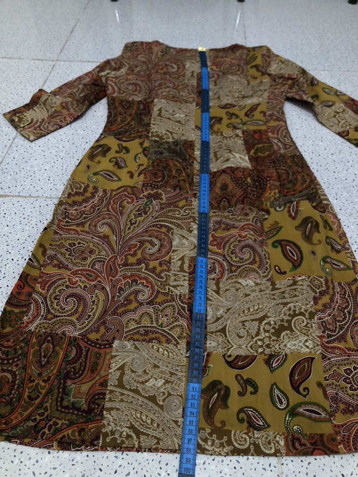 Scapa Sports Vintage Scapa Batik Pattern Women Midi Dress Size XS / US 0-2 / IT 36-38 - 14 Thumbnail