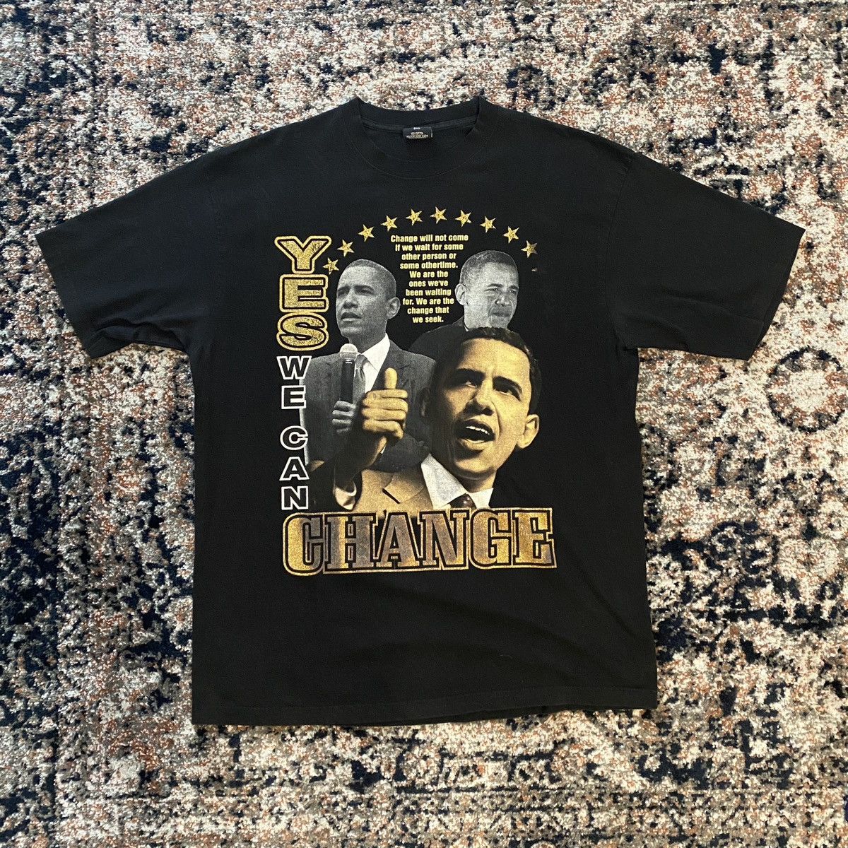 Vintage Bootleg Obama Tee Size US XXL / EU 58 / 5 - 1 Thumbnail