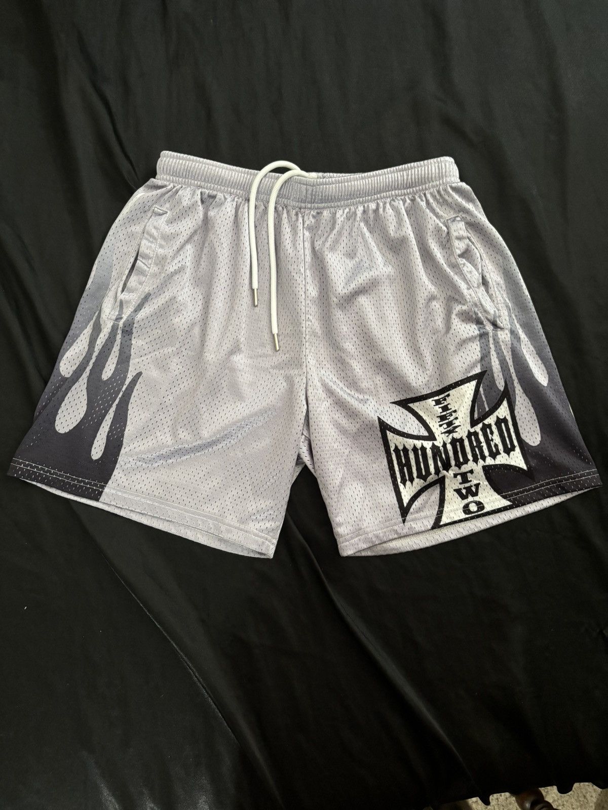 Japanese Brand Fifty2hundred Chrome Hell Shorts M Size US 32 / EU 48 - 1 Thumbnail