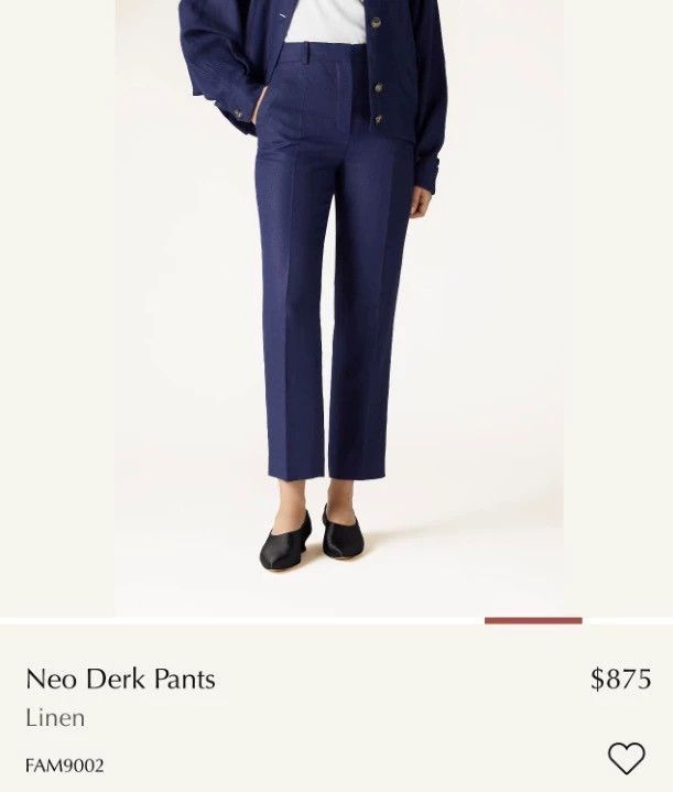 Loro Piana LORO PIANA NEO DERK linen trousers, blue, 2 Size 26" / US 2 / IT 38 - 1 Thumbnail